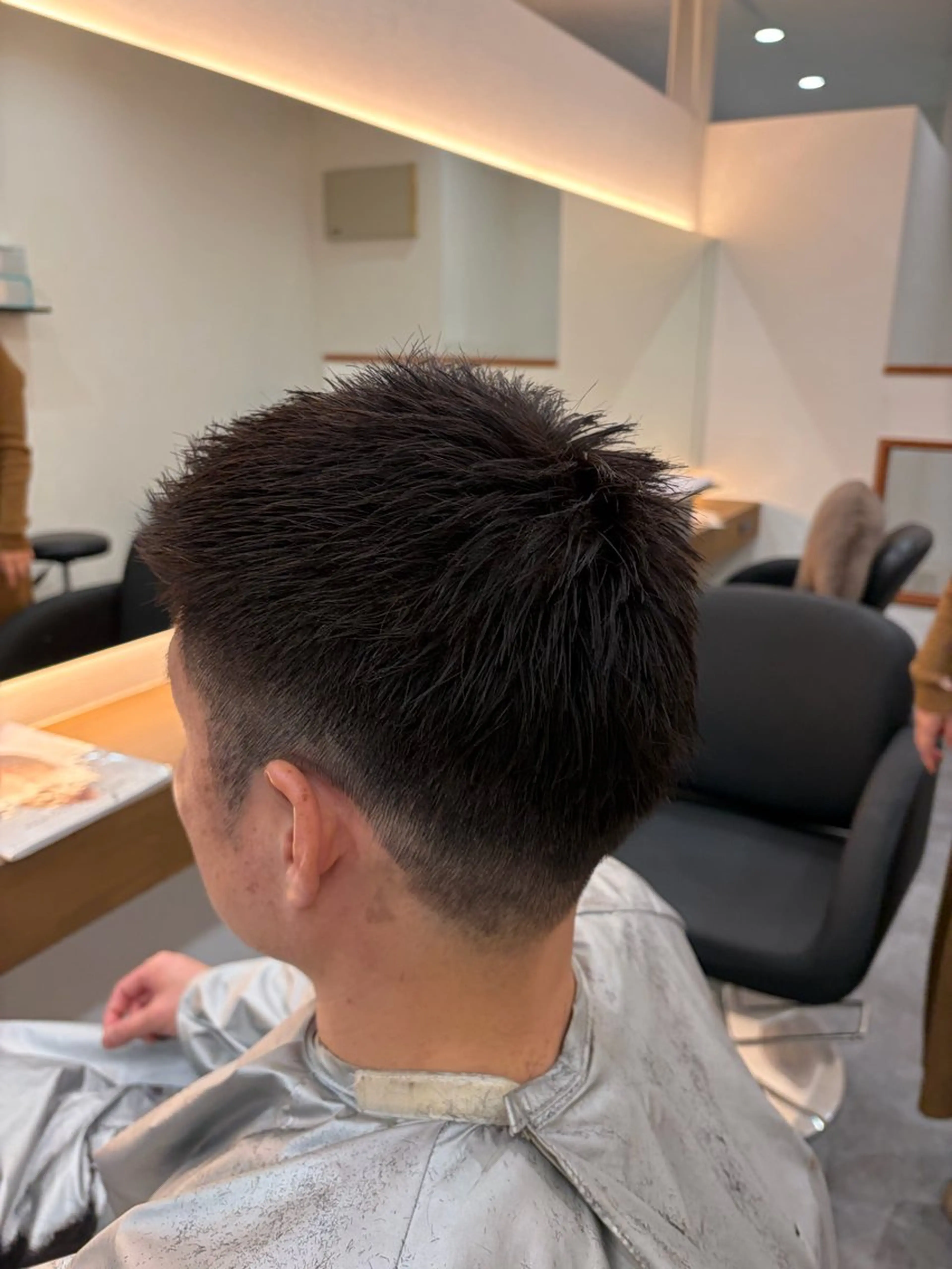 パーマ メンズ カット ヘアカラー hair terrace M所属・郡山/透明感カラー /馬場アンドレアのヘアスタイル