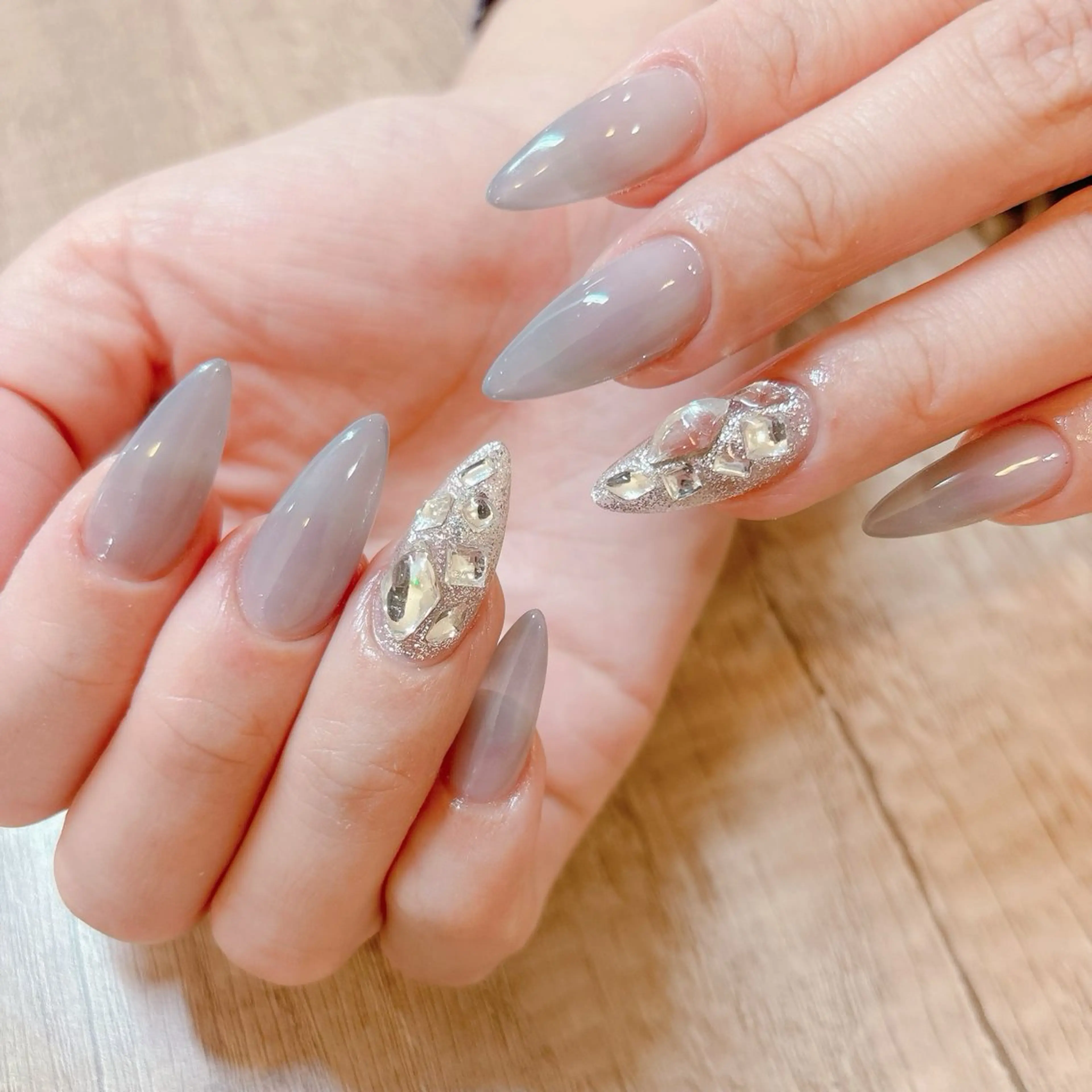 ネイル クリアネイル ジェルネイル スカルプネイル pro.M所属・pro.M ayaのネイルデザイン