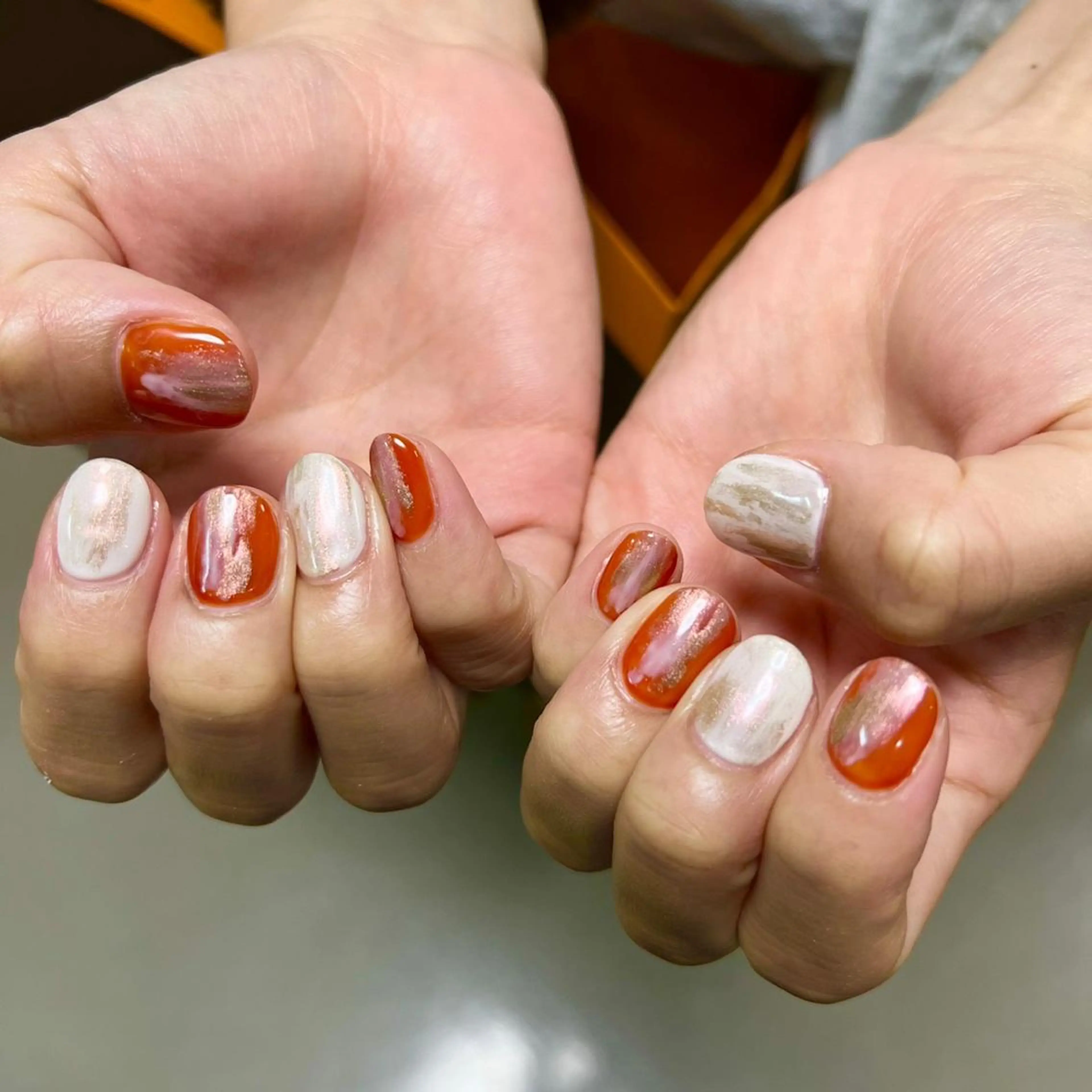 ネイル アートネイル オーロラネイル べっ甲ネイル フレンチネイル ジェルネイル ハンドネイル フットネイル nail salon mieux(ミュー)のネイルデザイン