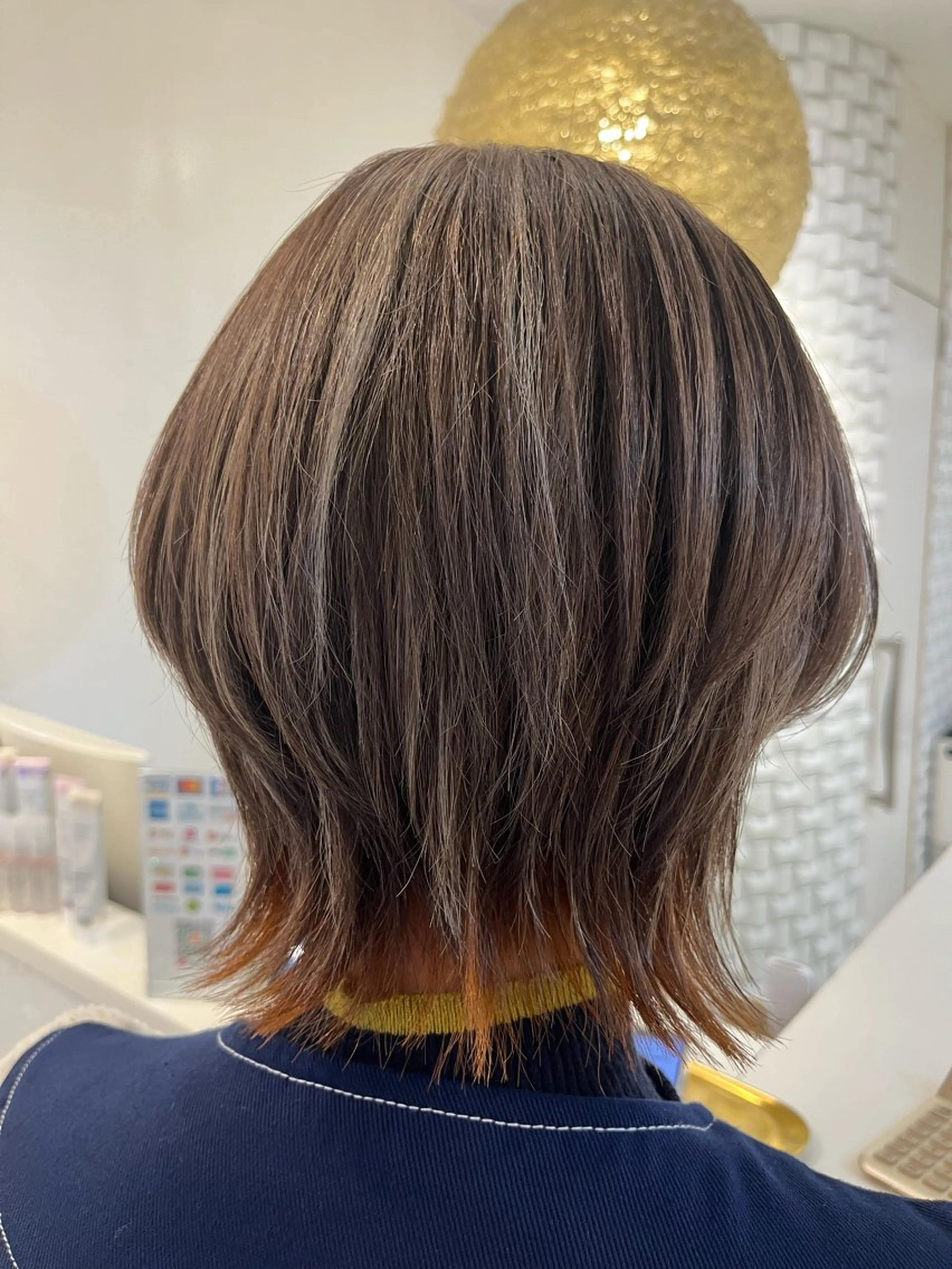 カラー オレンジ KOTONO🌻 似合わせカットのヘアスタイル
