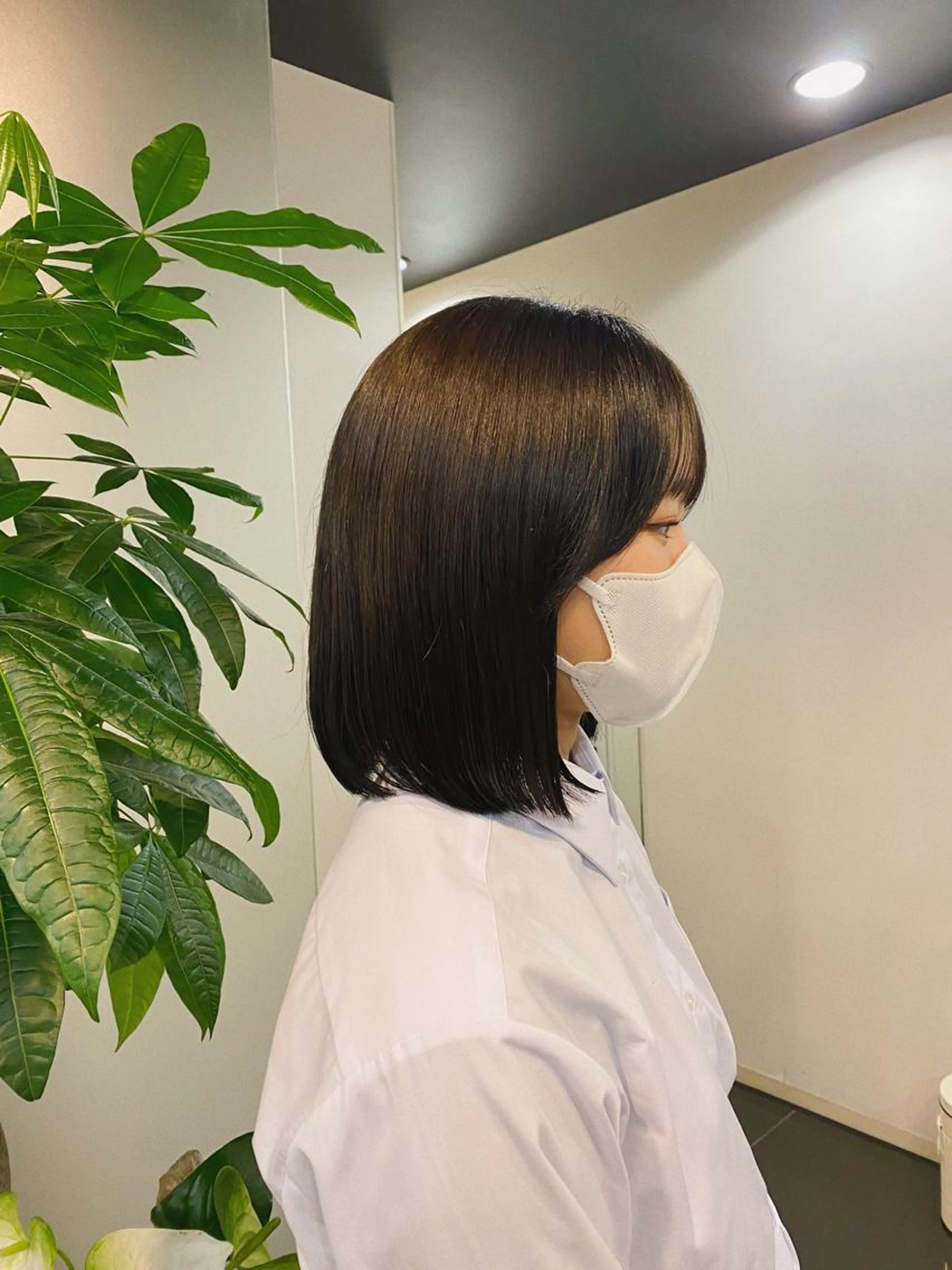 《🌷ポイント縮毛🌷》梅雨の季節前髪や、もみあげのうねりが気になる方❕の写真