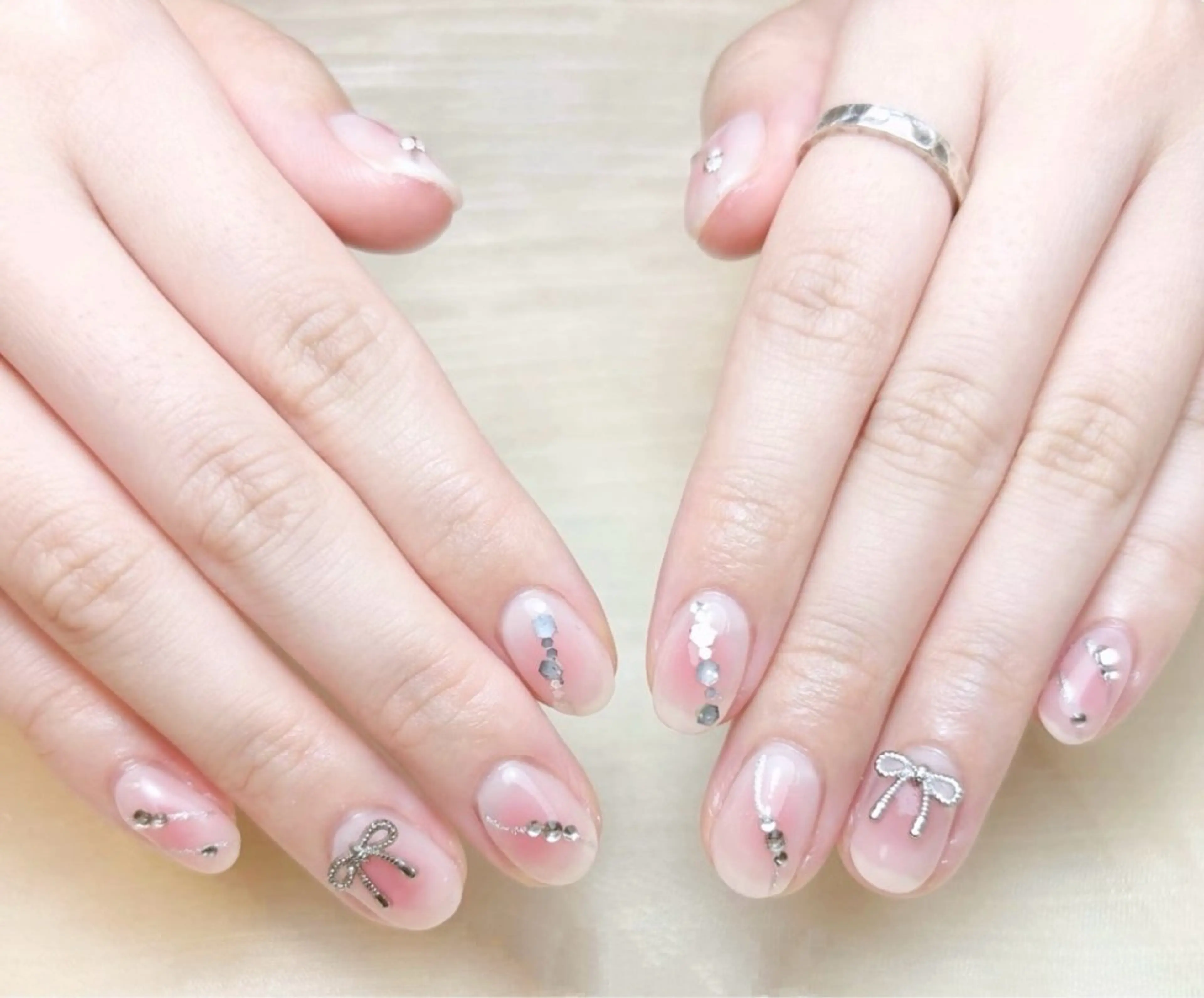 ネイル H3 Nail Tsuki🦋💙のネイルデザイン