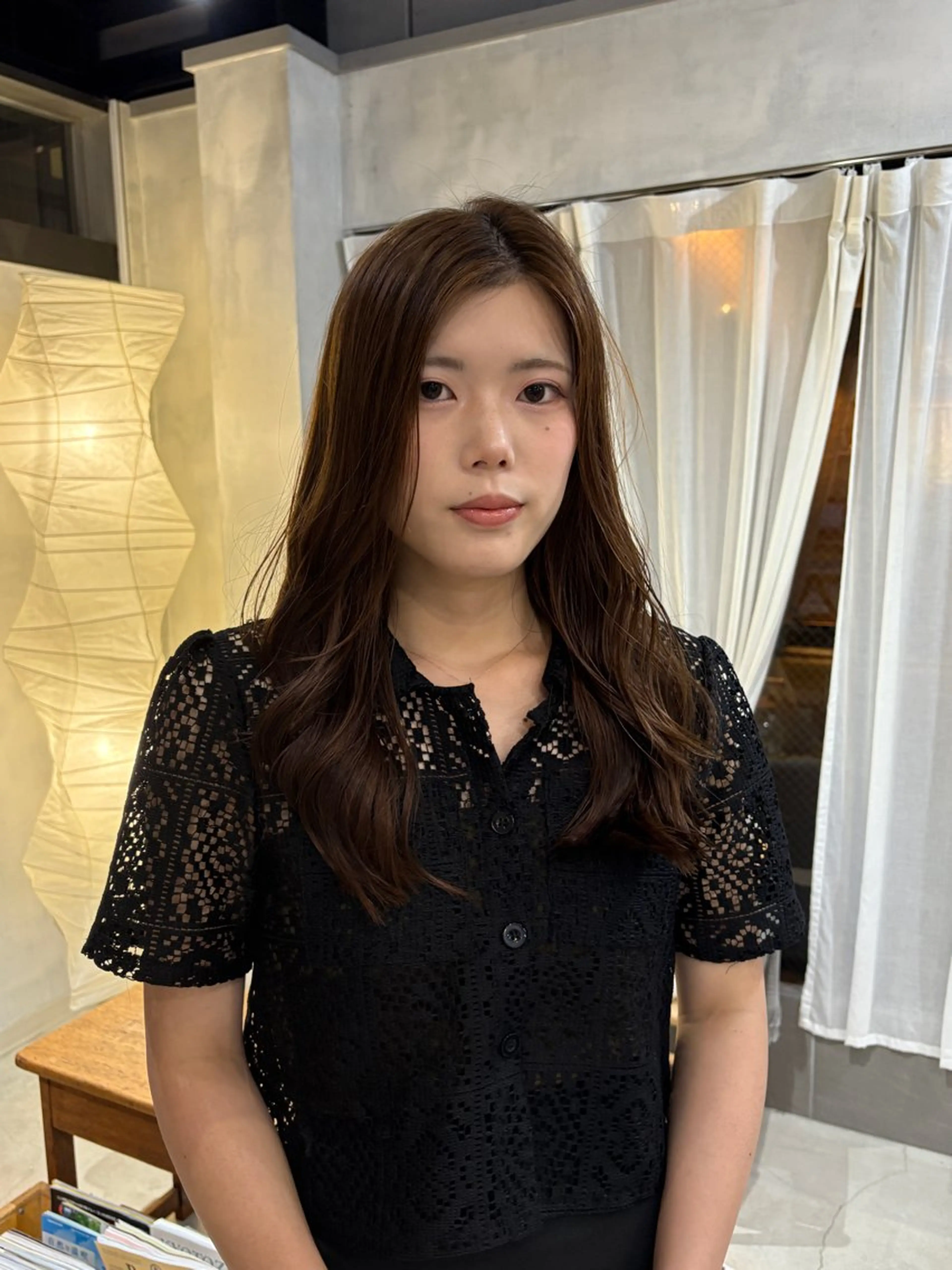 ロング カラー ベージュカラー 透明感カラー ヘアカラー 京都/カラー/松野 翔のヘアスタイル