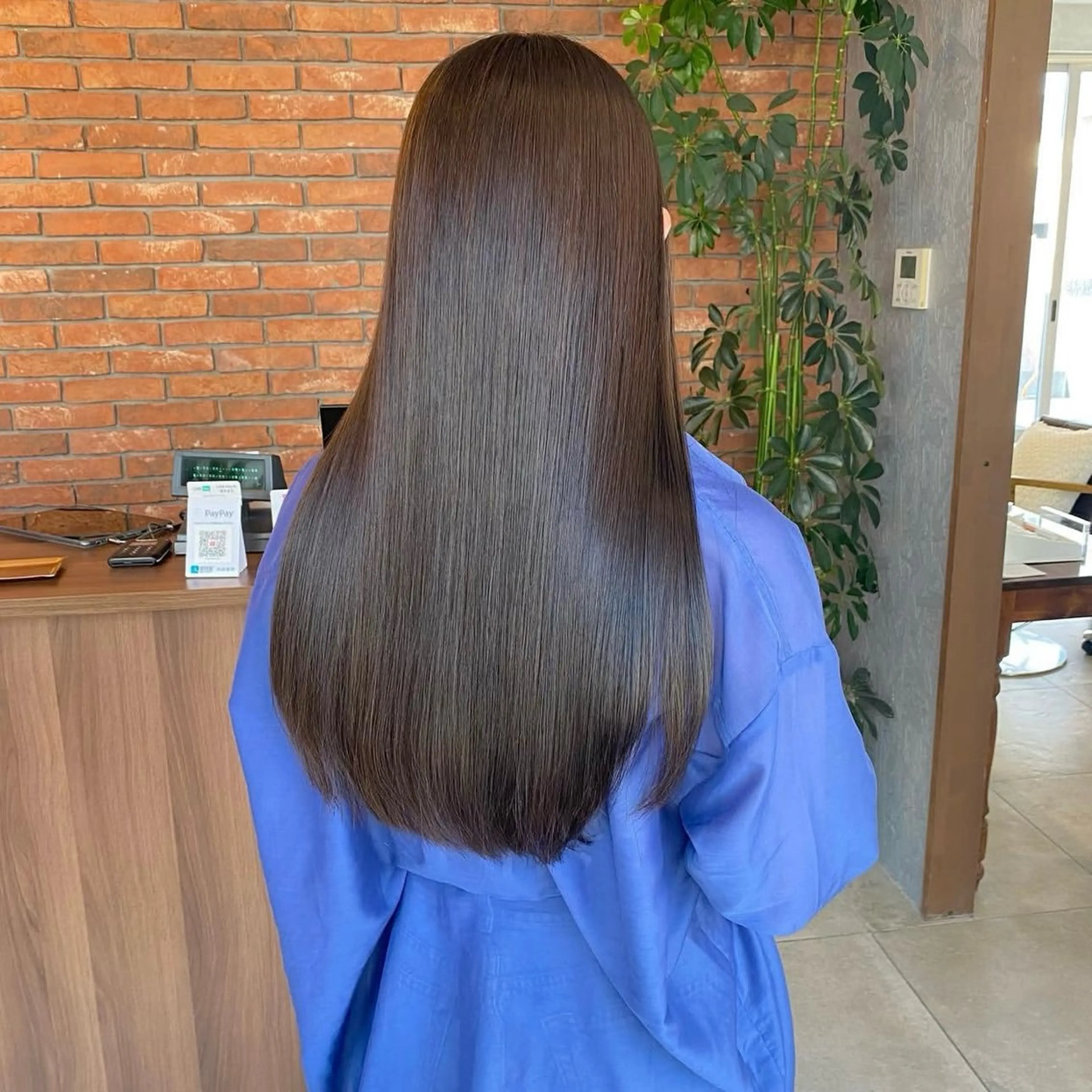 カット＋縮毛矯正の写真