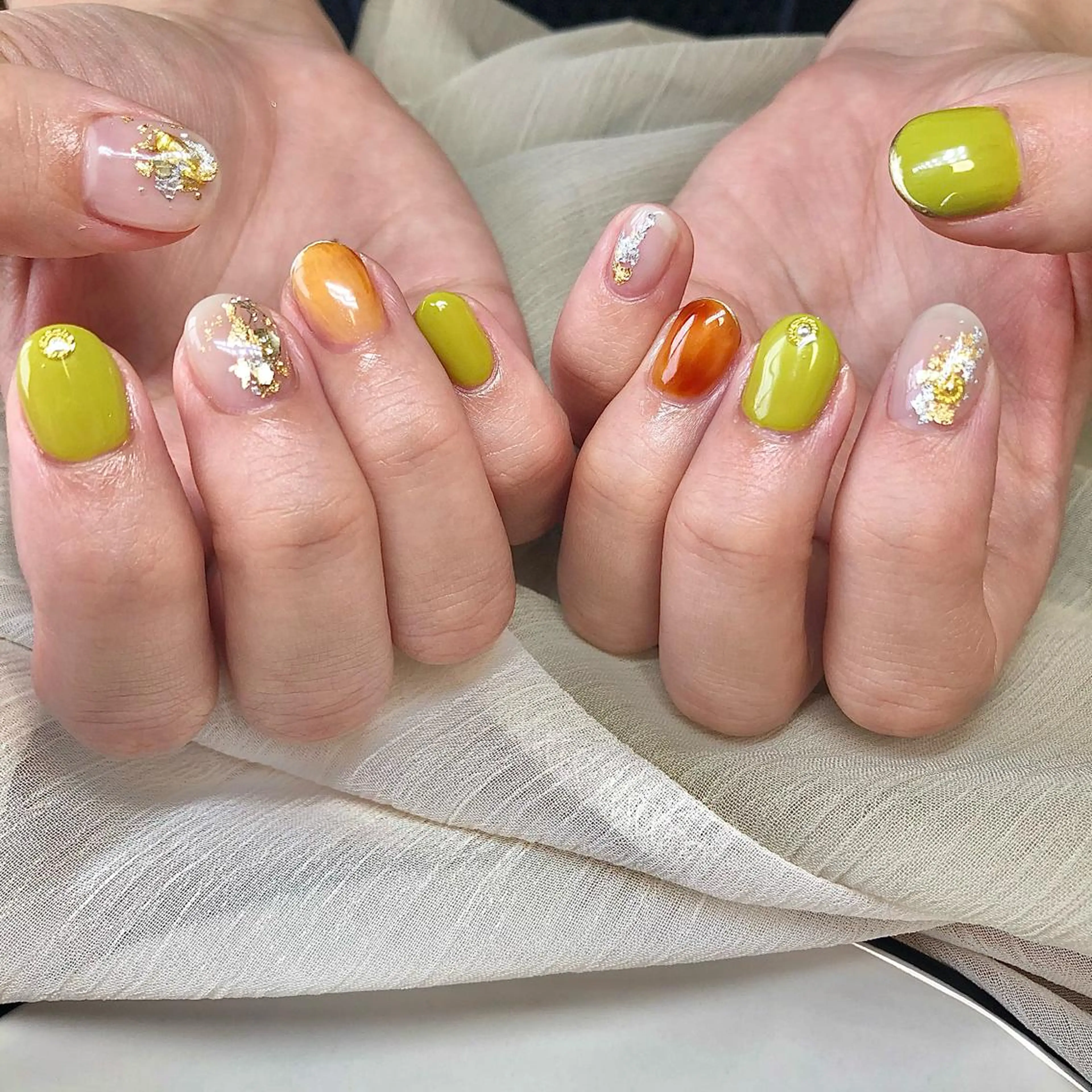 ネイル 持ち込み 黒葛原 めぐみのネイルデザイン