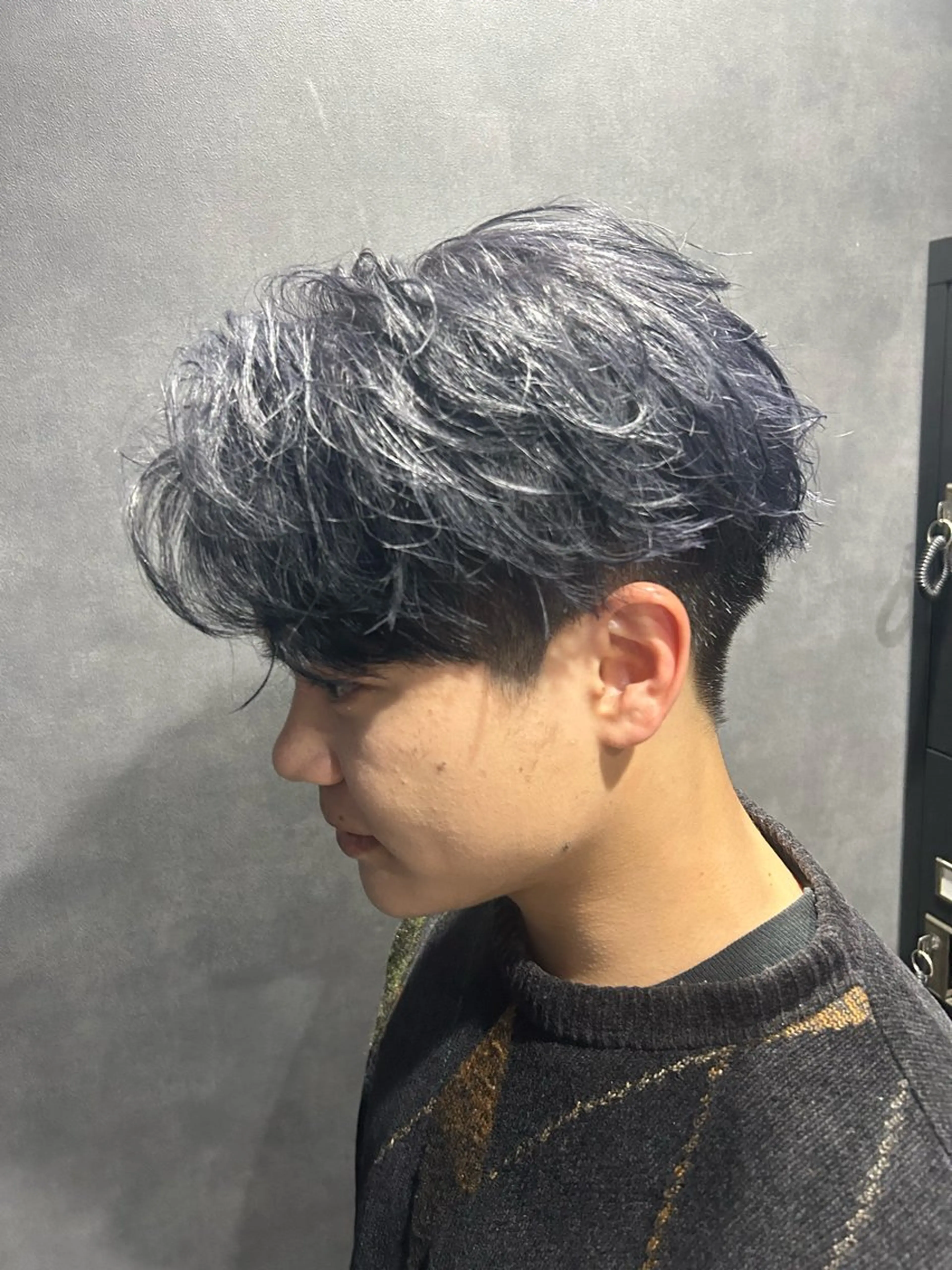 ショート カラー メンズ メンズブリーチ メンズ韓国風 マッシュ メンズパーマ メンズウルフカット カット ヘアカラー 🐺森 雄飛/メンズ 韓国ヘアのヘアスタイル