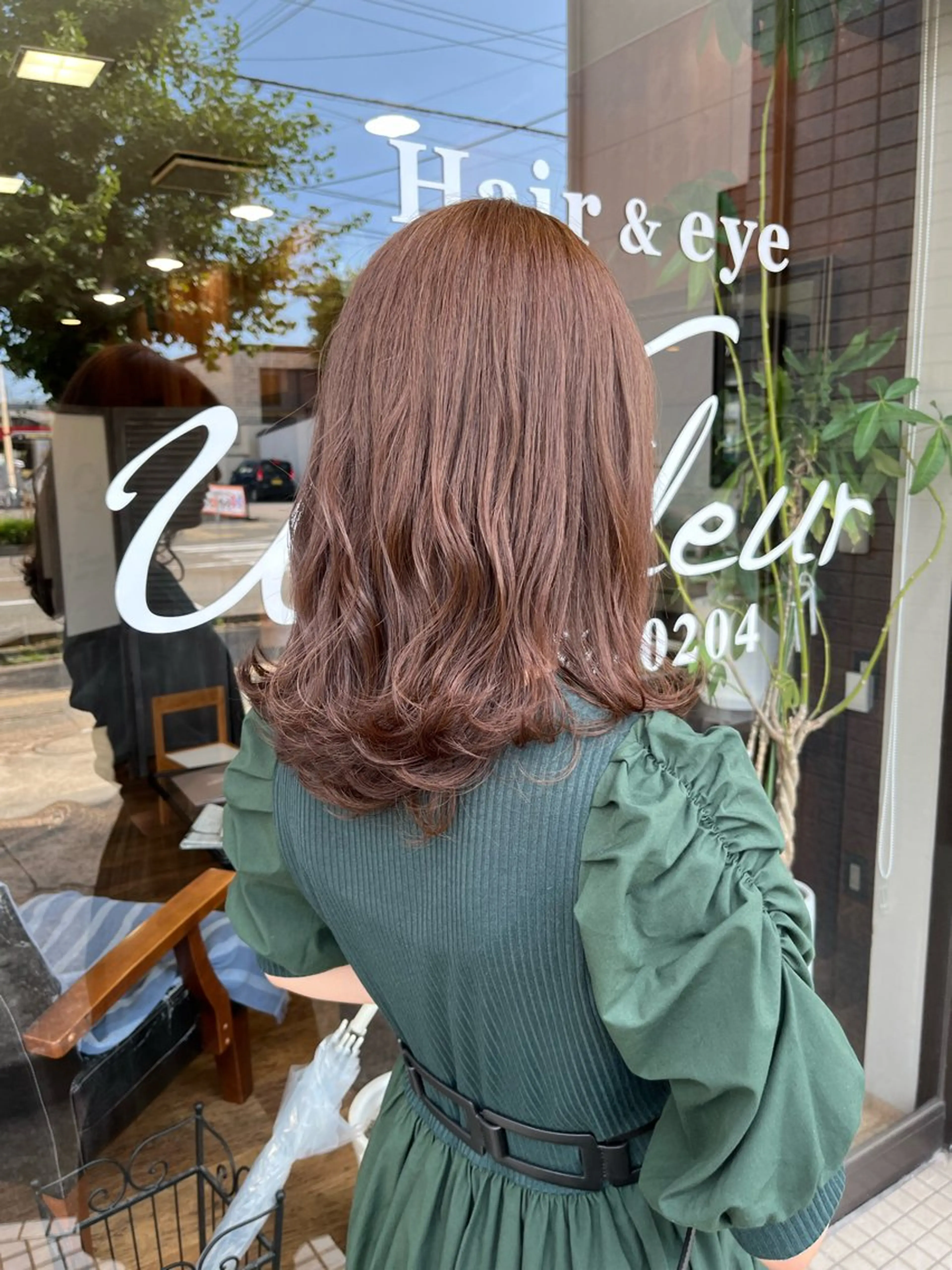 セミロング Un Fleur所属・立野 希沙のヘアスタイル