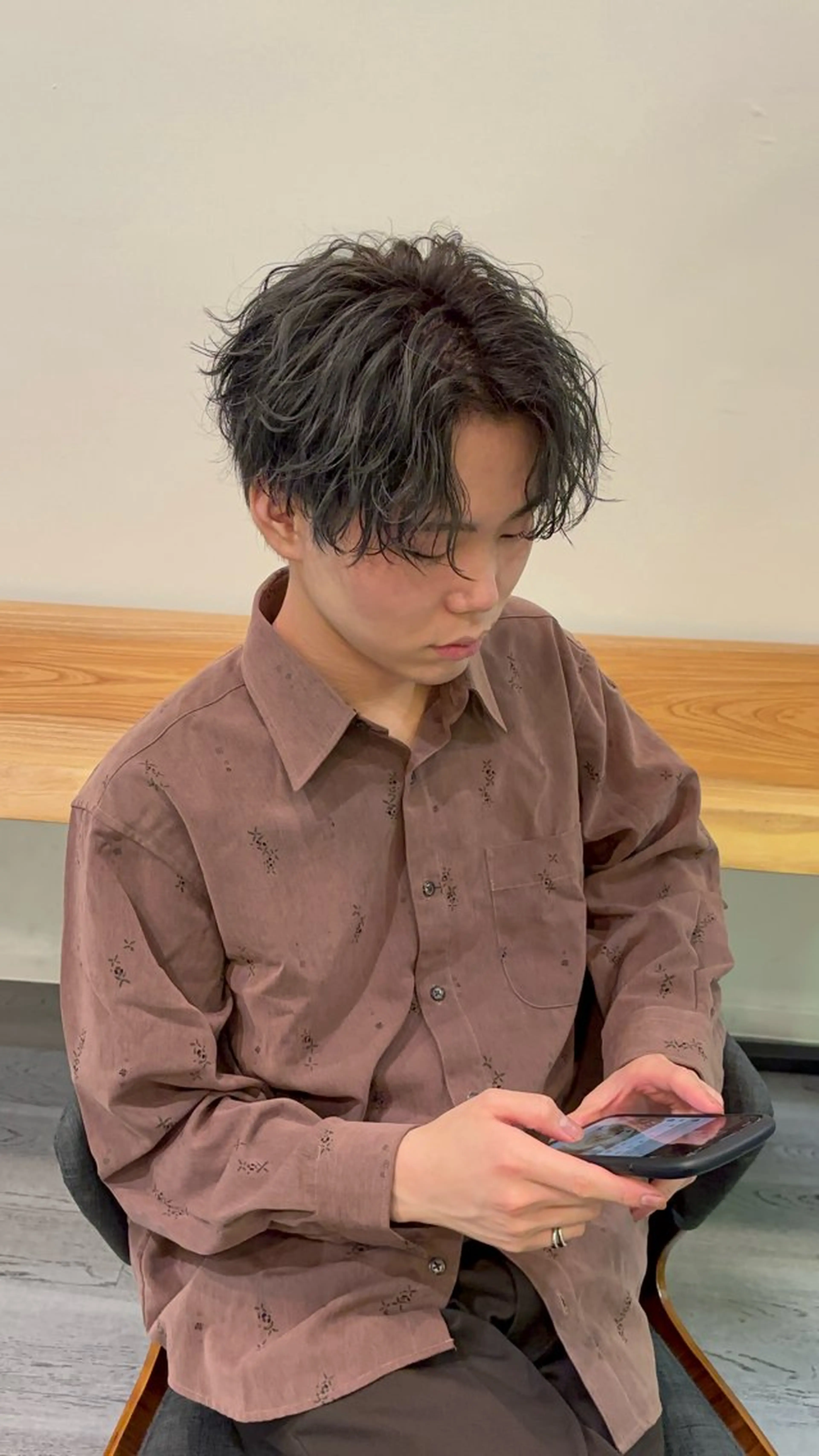 ショート カラー ヘアアレンジ メンズ 大西 れいやのヘアスタイル