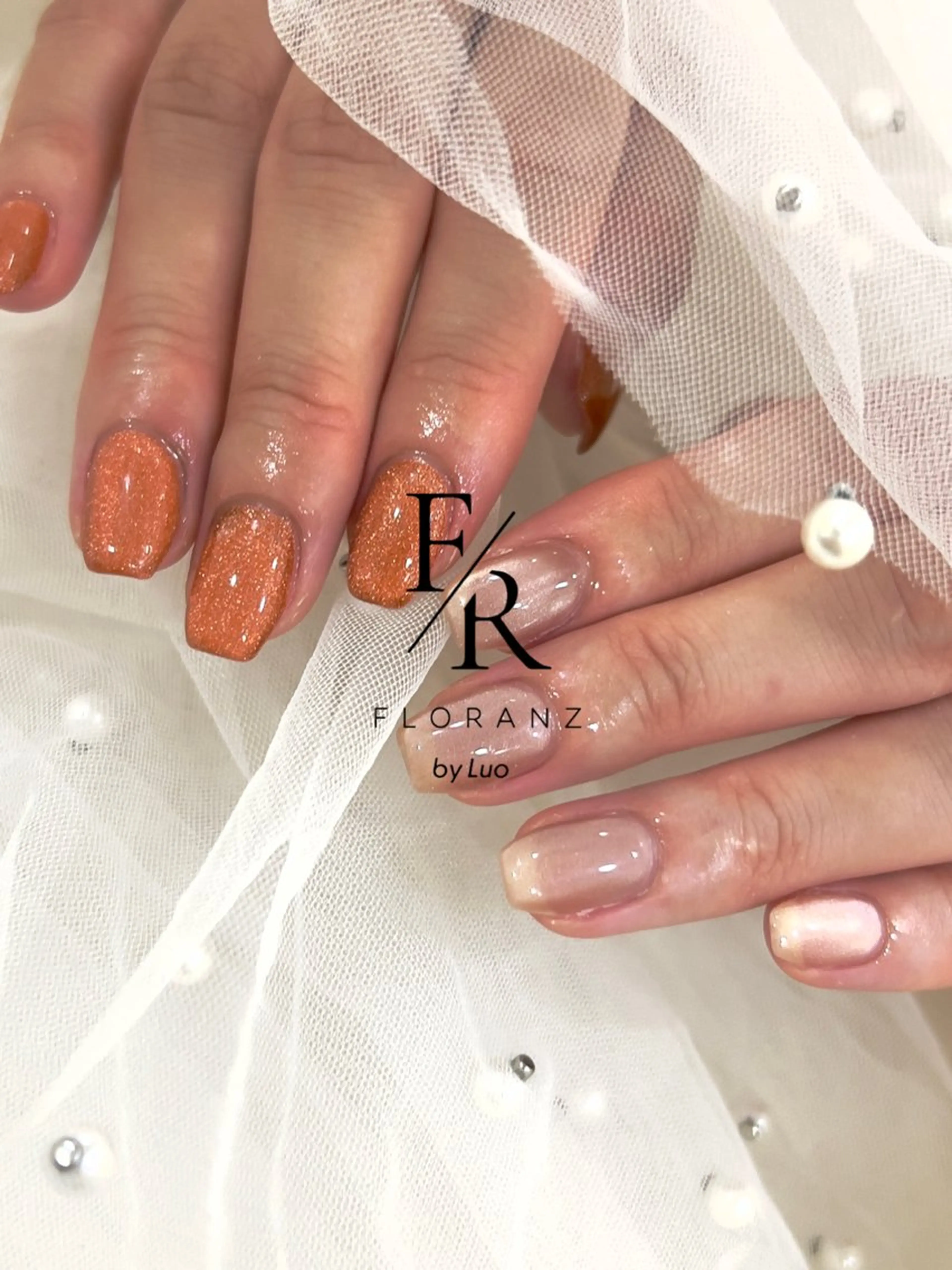 ネイル ジェルネイル マグネットネイル ハンドネイル FLORANZ 🫧INOUE🫧のネイルデザイン