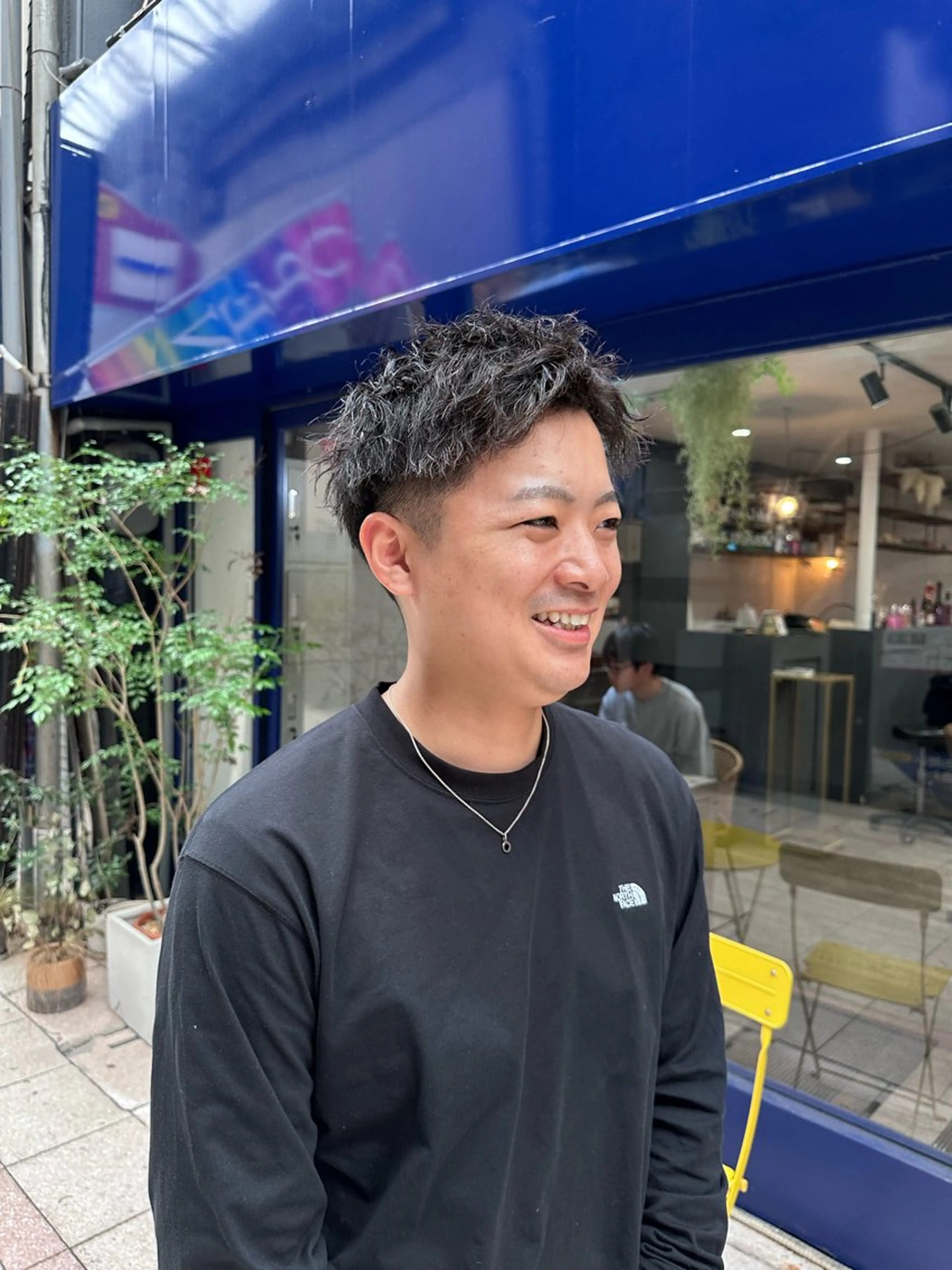 ショート パーマ t.hair垂門真吾 曲がる縮毛矯正/ボブのヘアスタイル