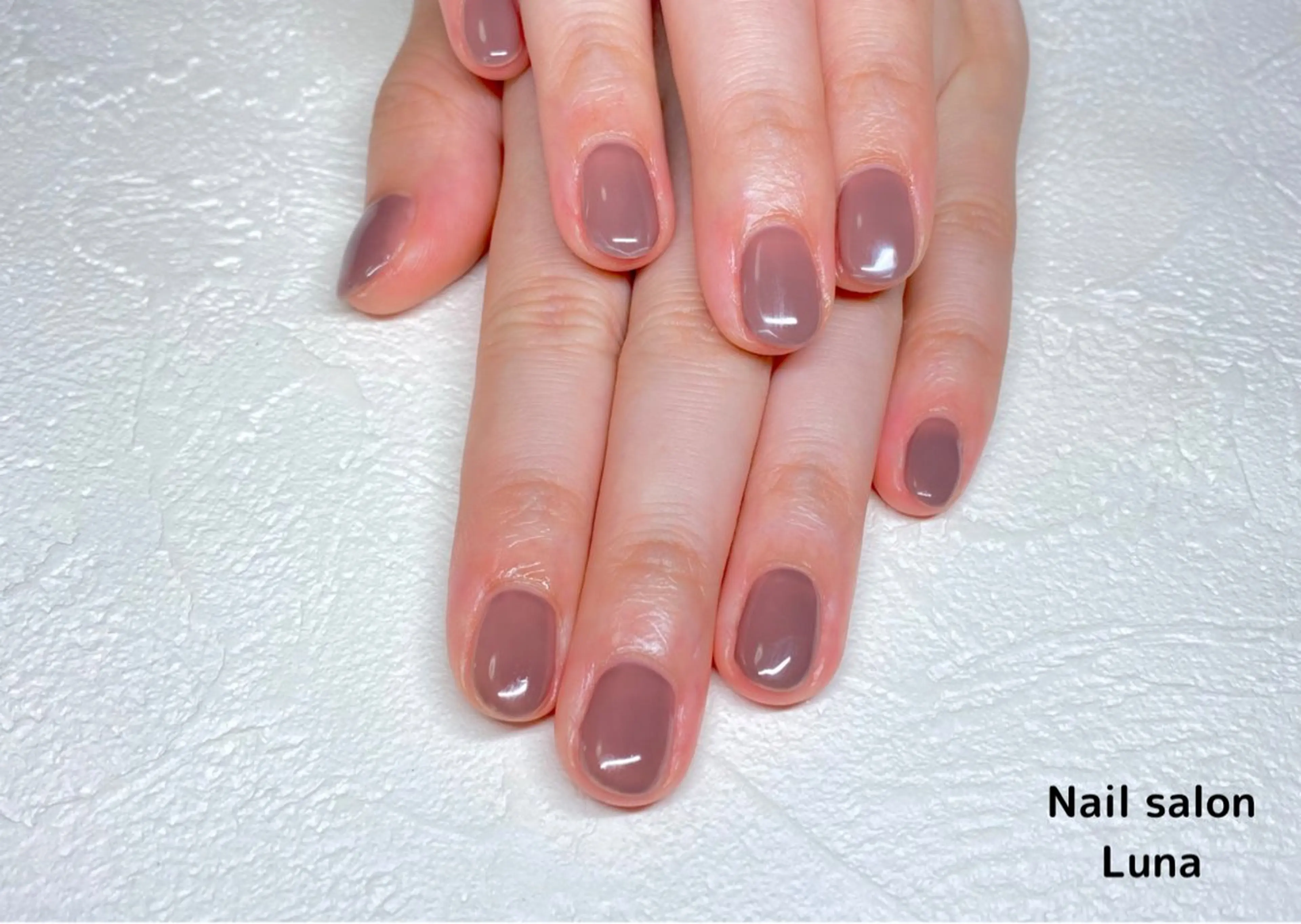 ネイル パープル 加藤 美穂のネイルデザイン