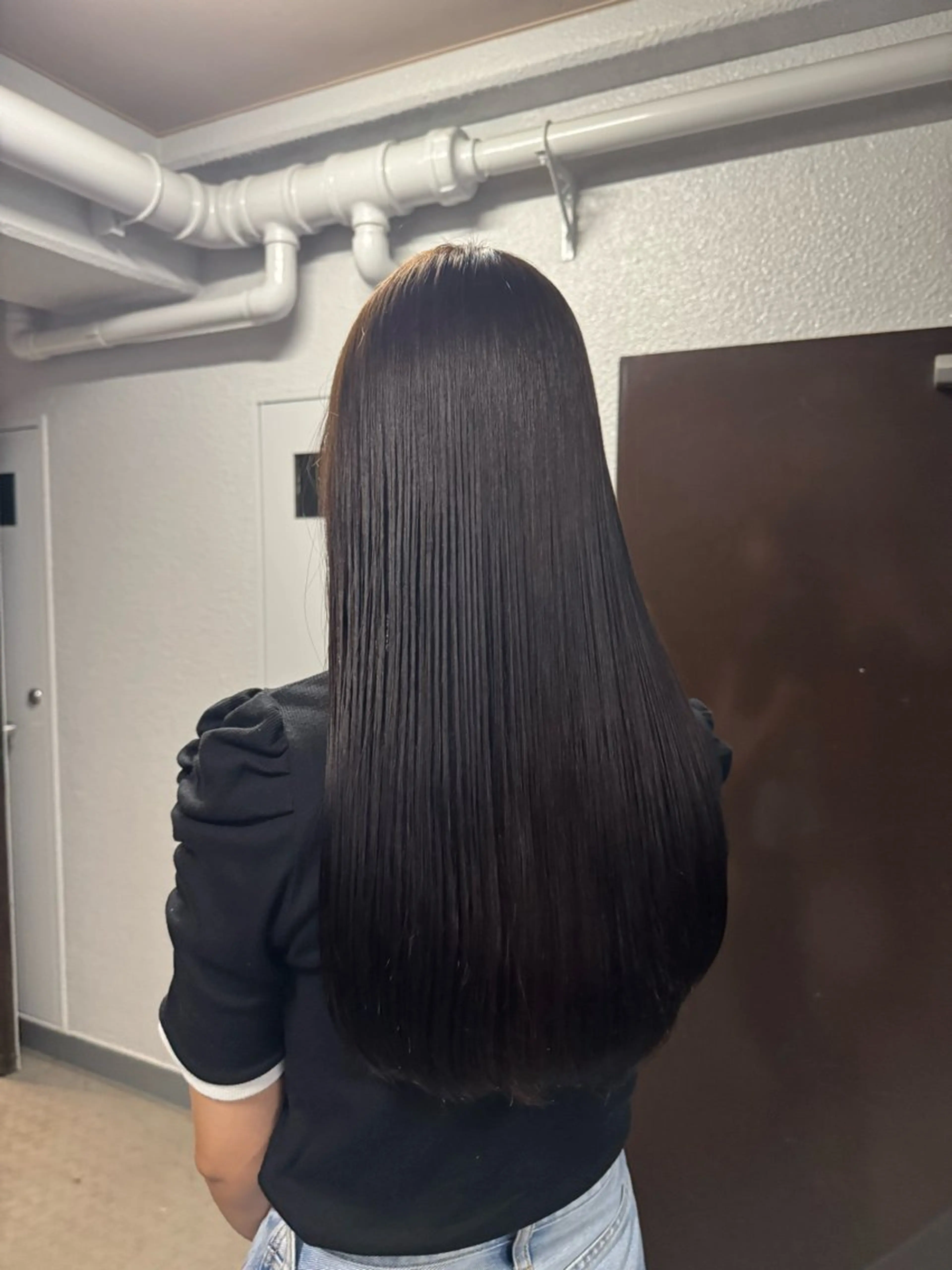 ロング カラー ゆ う あのヘアスタイル