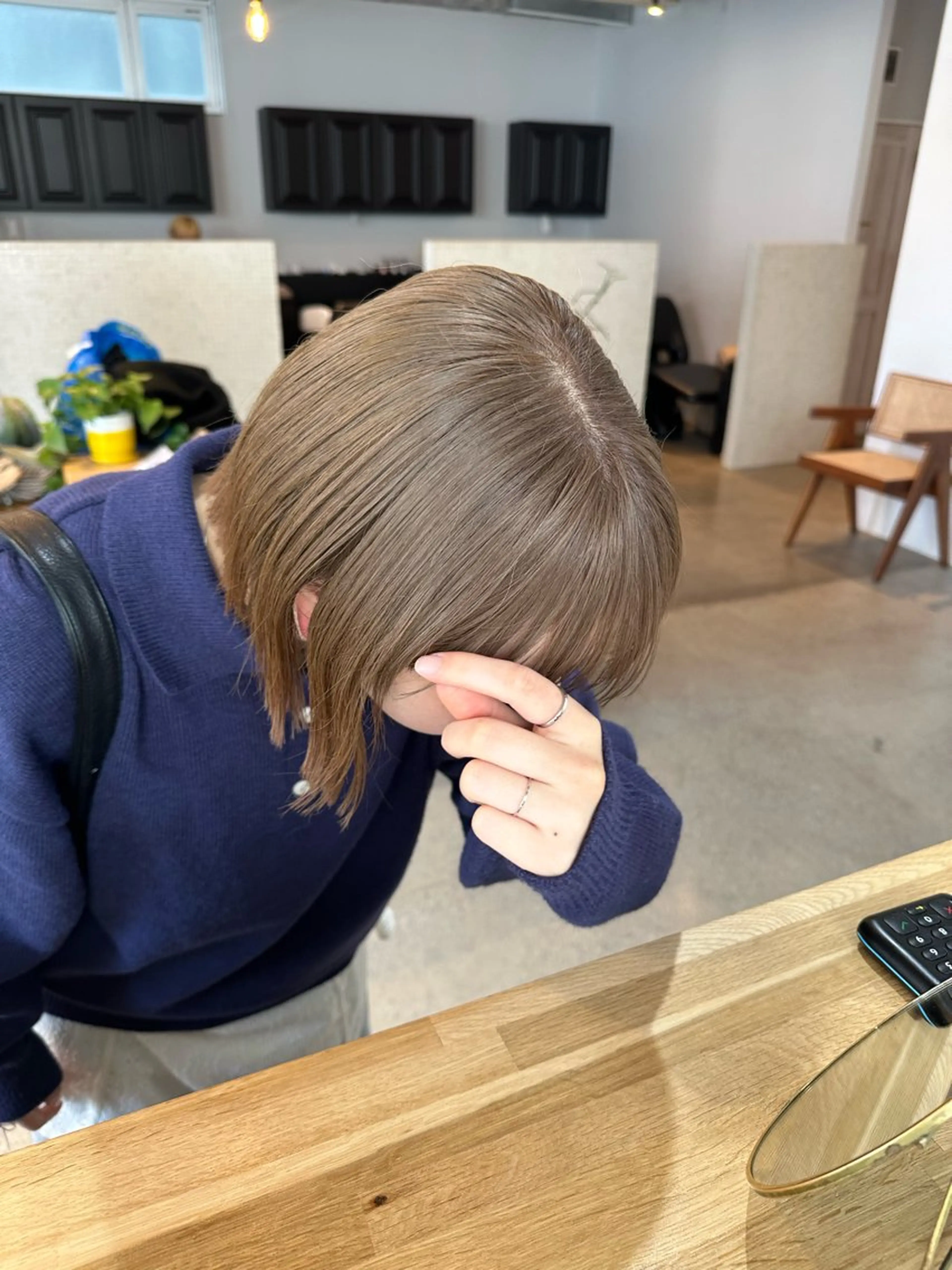 ミディアム カラー ブリーチ カラーモデル募集/ 💙安藤美海💙のヘアスタイル