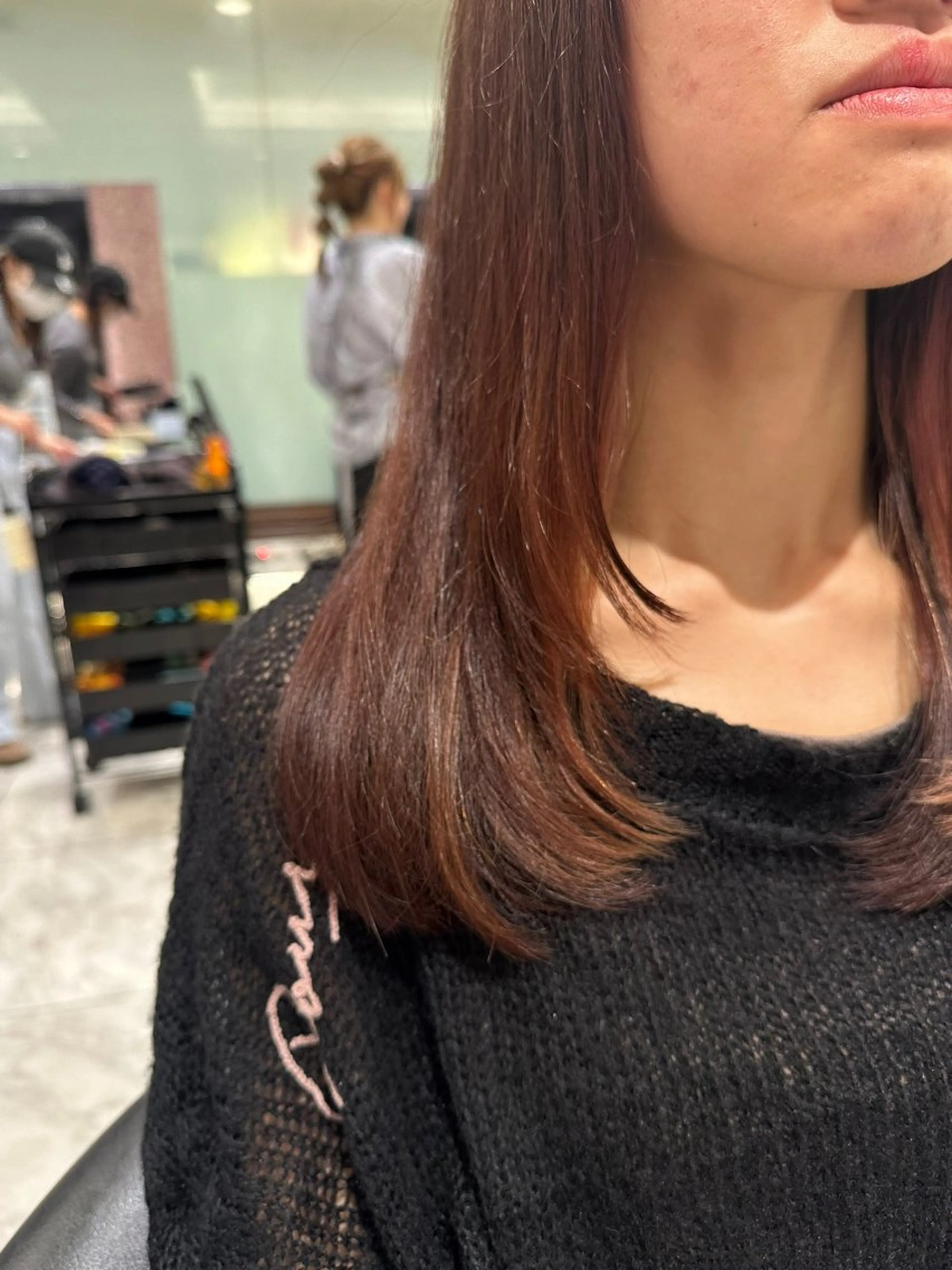 セミロング カット トリートメント ボブ・ショートパーマ 🌻Yurinaのヘアスタイル