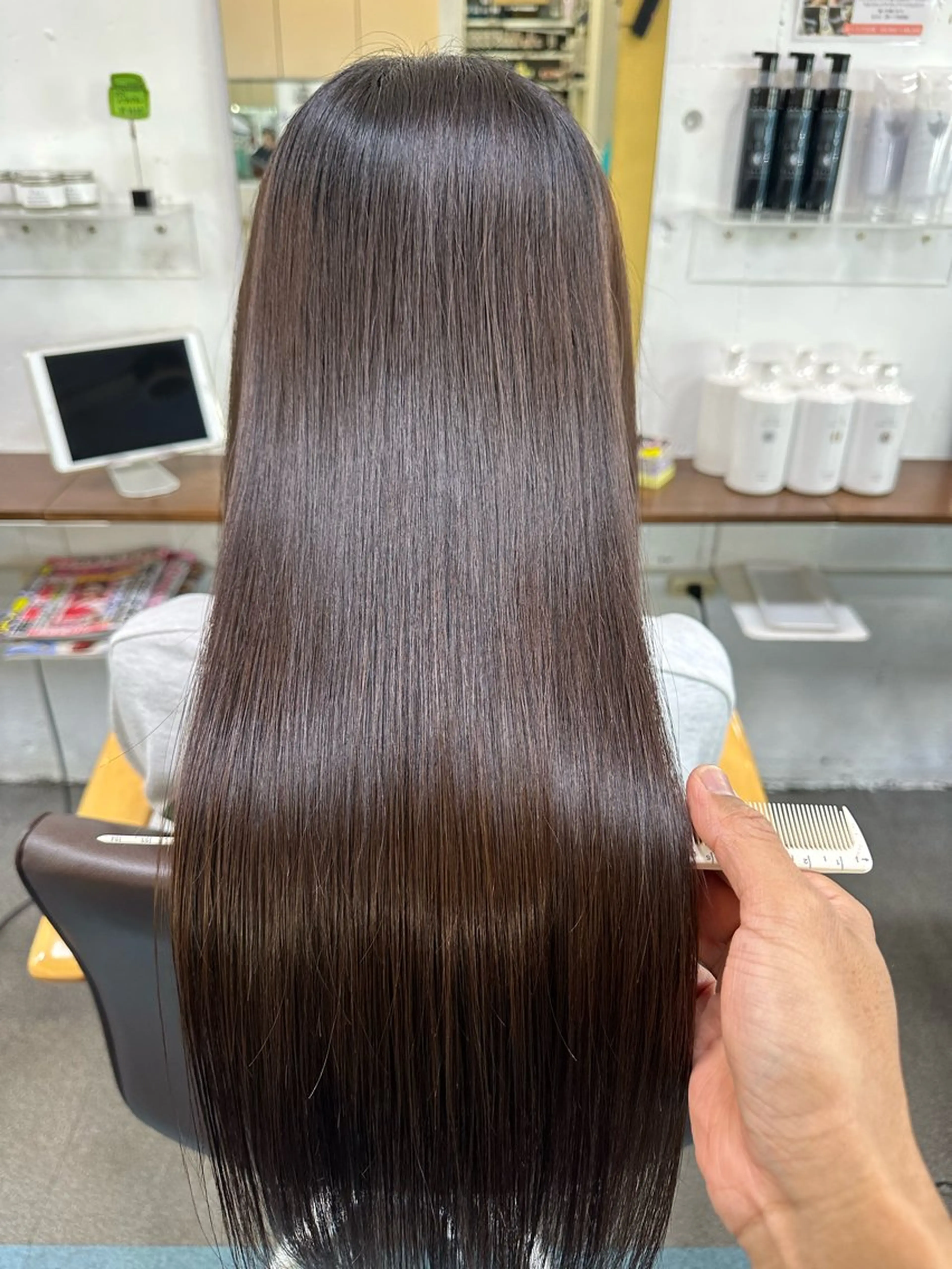 ロング 髪質改善 カット ヘアカラー トリートメント 【髪質改善】に特化 オリーブオイルクラブのヘアスタイル