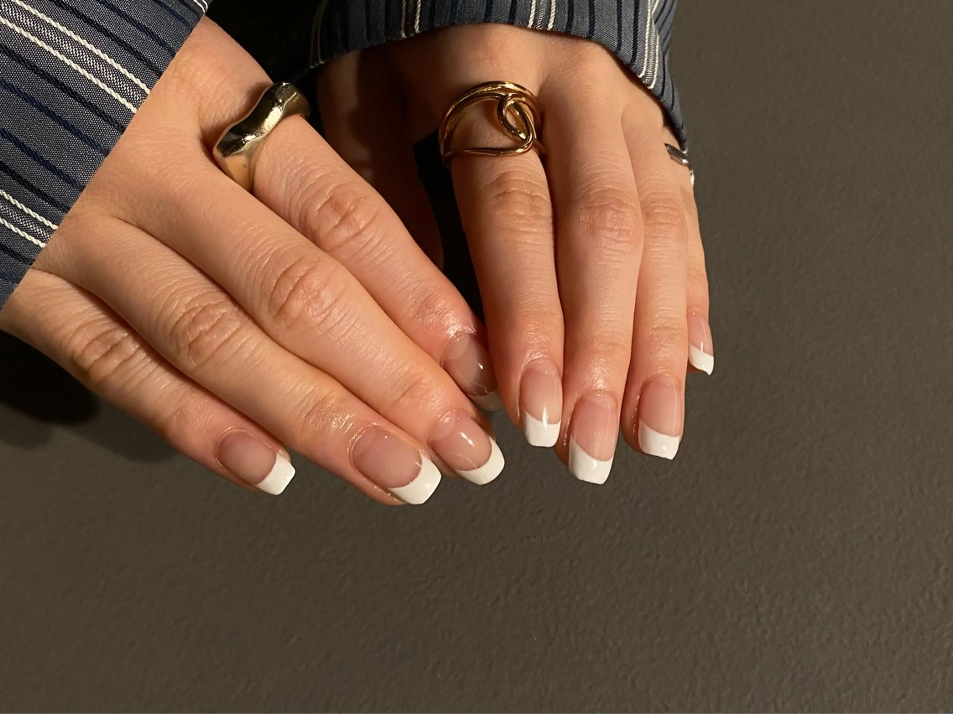 ネイル クリアネイル フレンチネイル la vela(ラヴェラ)所属・lavela otaのネイルデザイン