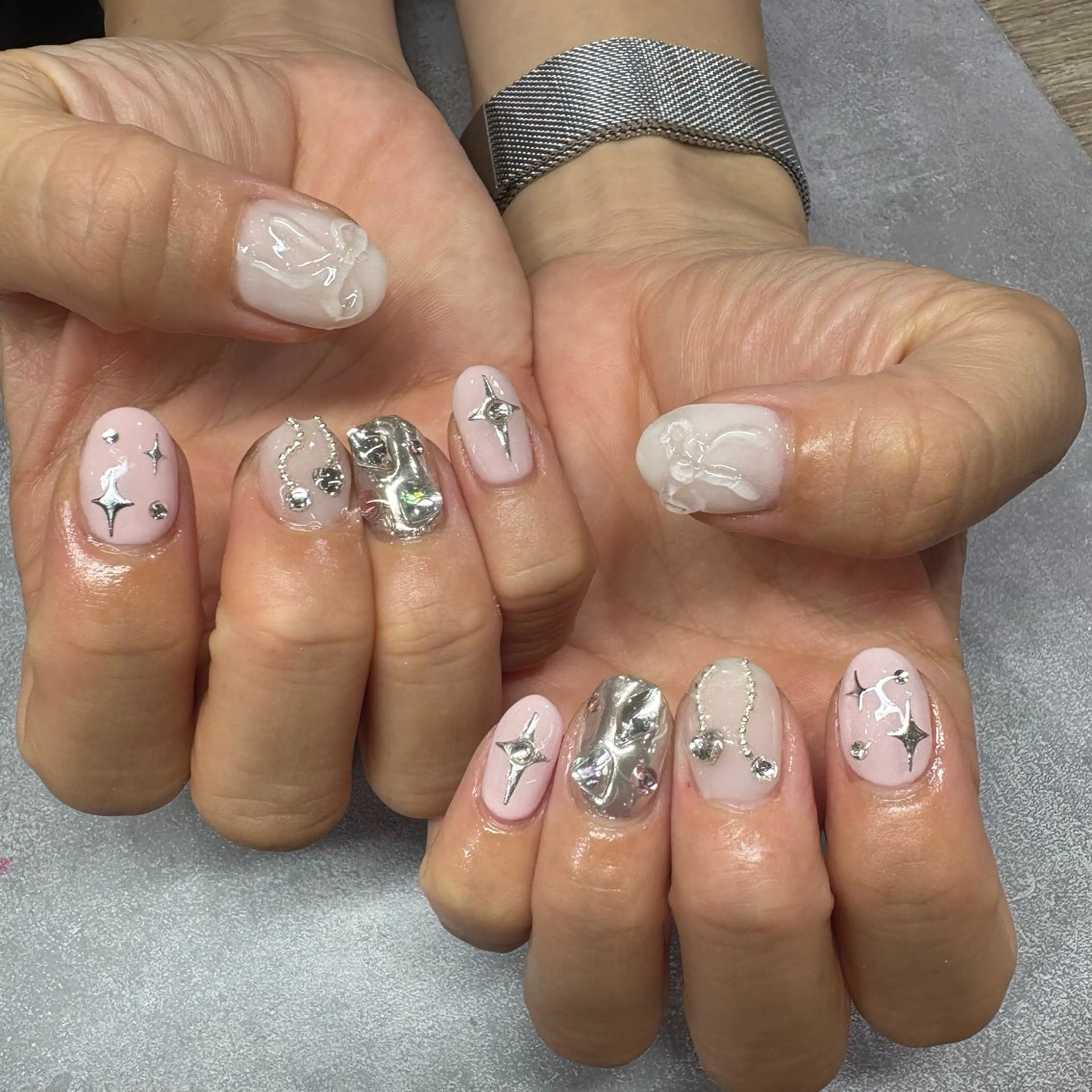 ネイル 持ち込み アンリッシュ新宿店 kousakaのネイルデザイン