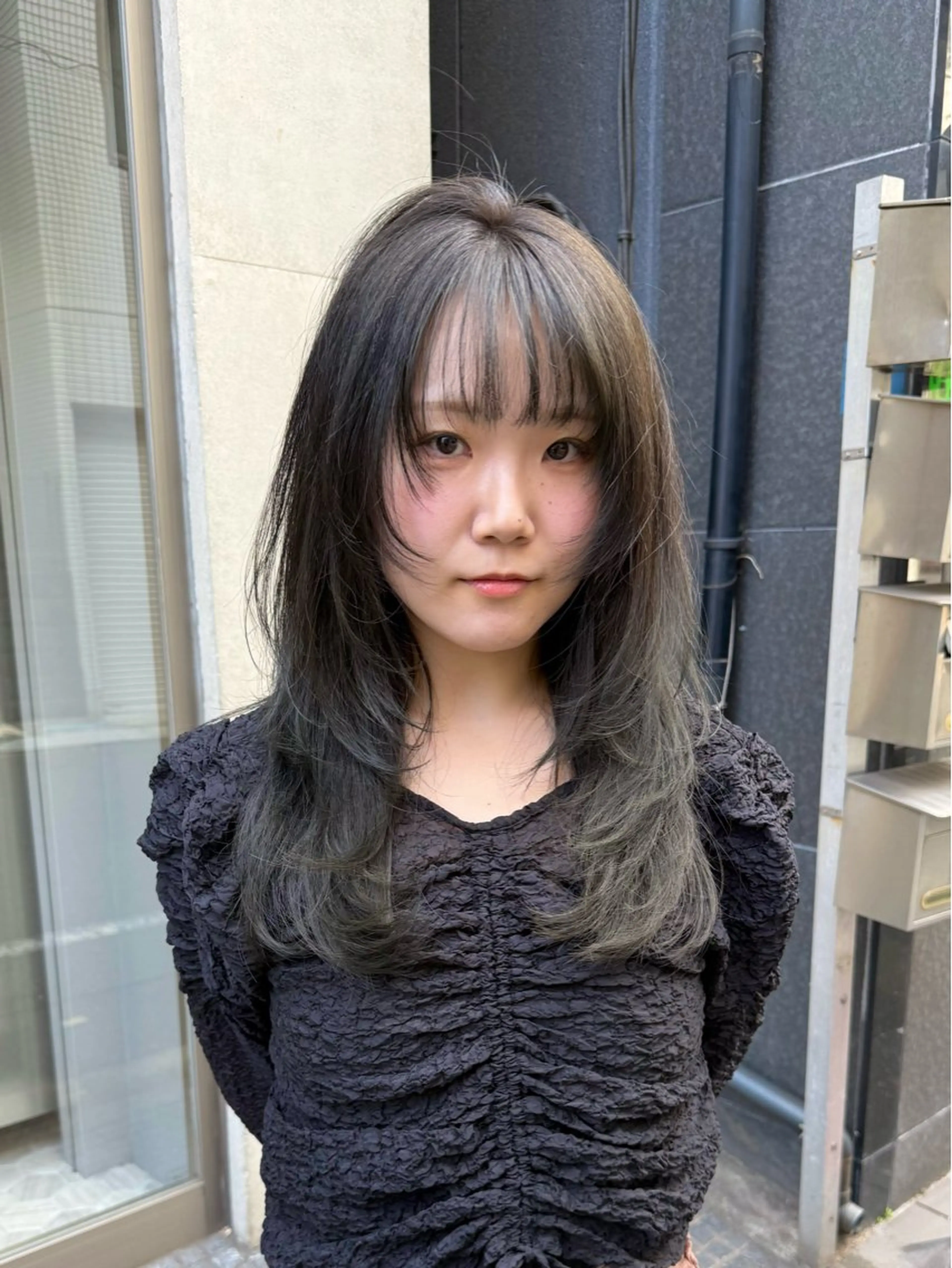 セミロング レイヤーカット シャギー カット ヘアカラー パーマ/レイヤー /店長/YURAのヘアスタイル