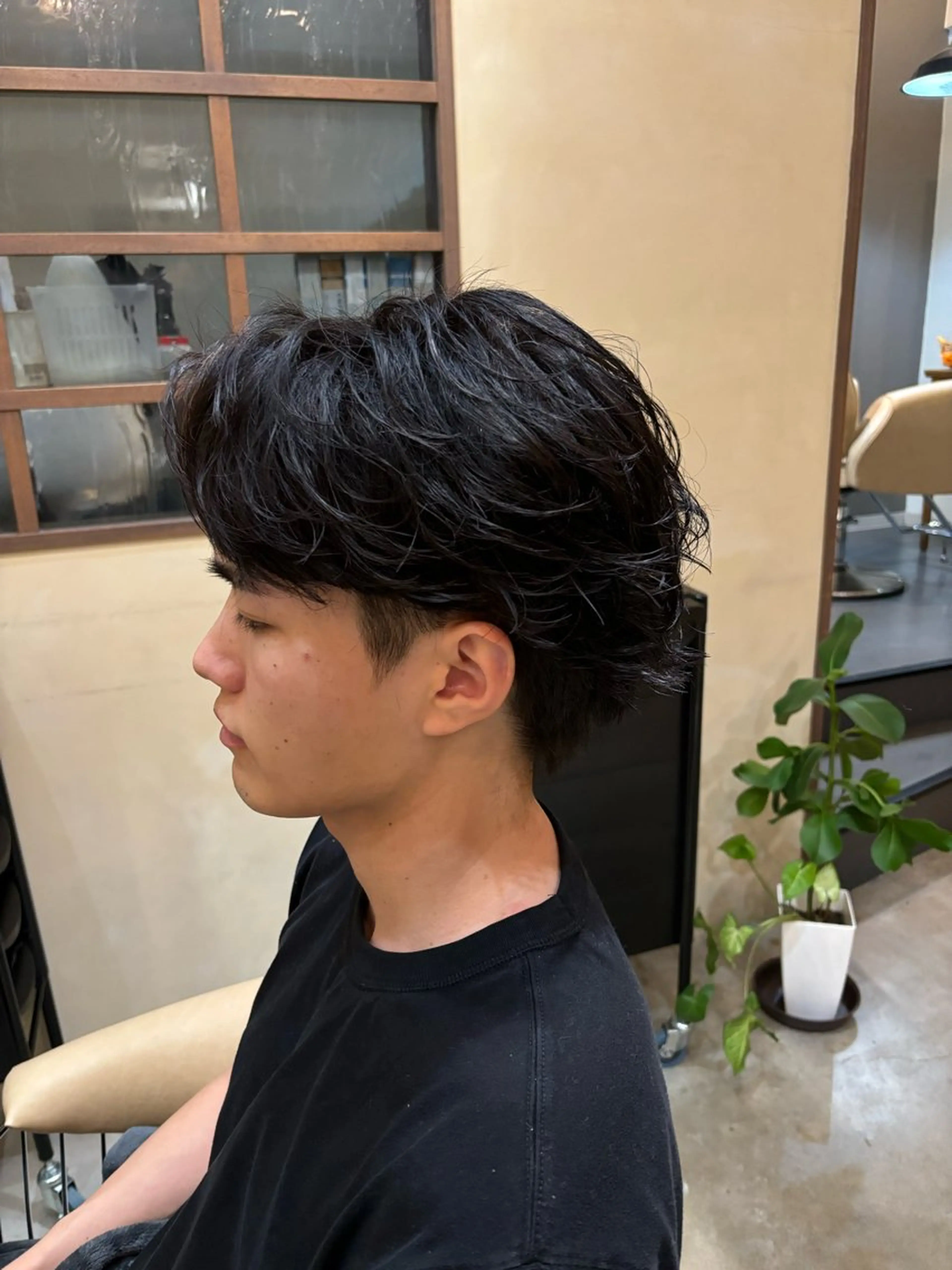 ショート メンズ カット パーマ 鹿児島 TSUBASAのヘアスタイル