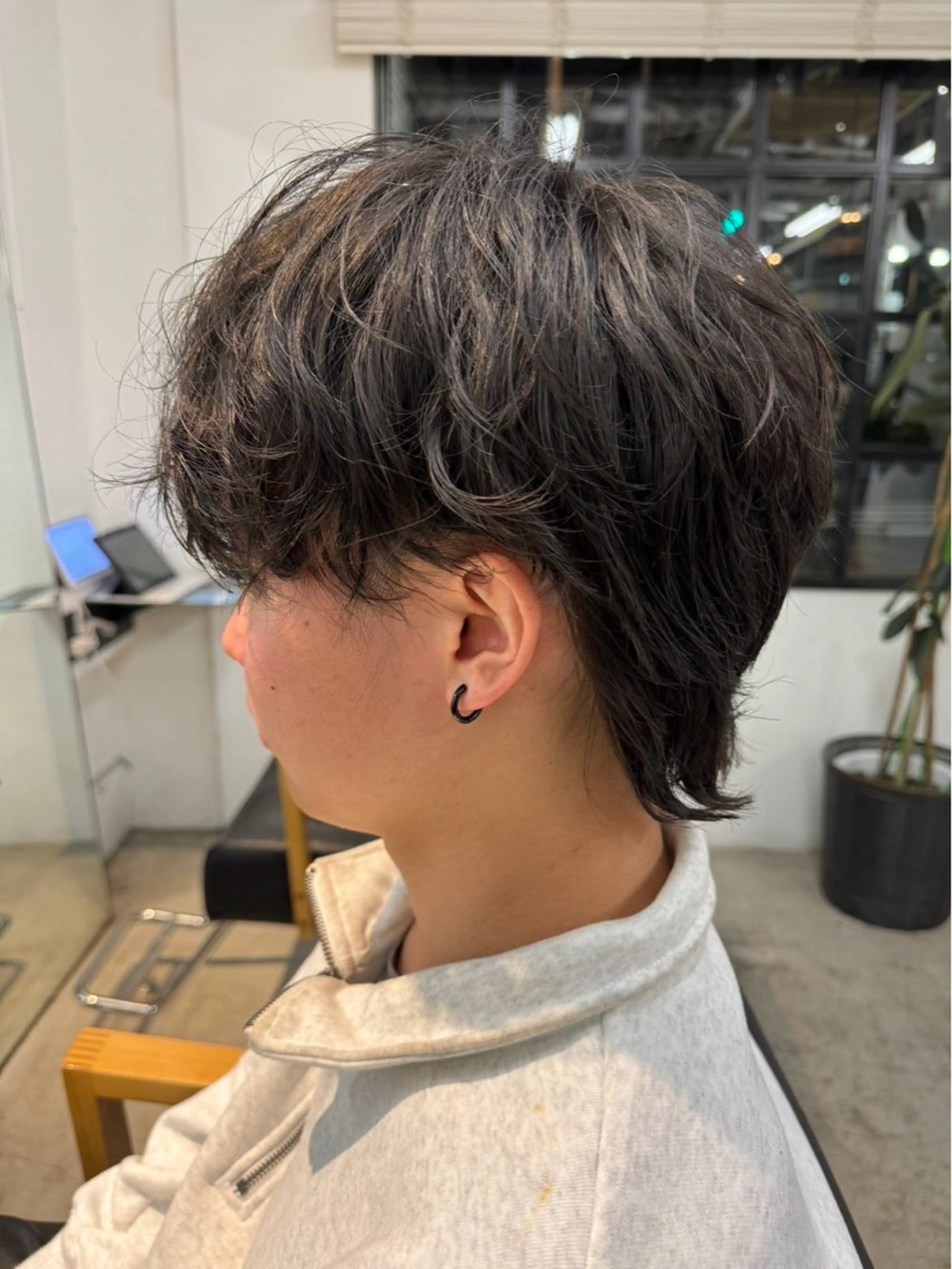 メンズ マッシュウルフ マッシュ メンズウルフカット ウルフカット NICA所属・陶山 直樹のヘアスタイル