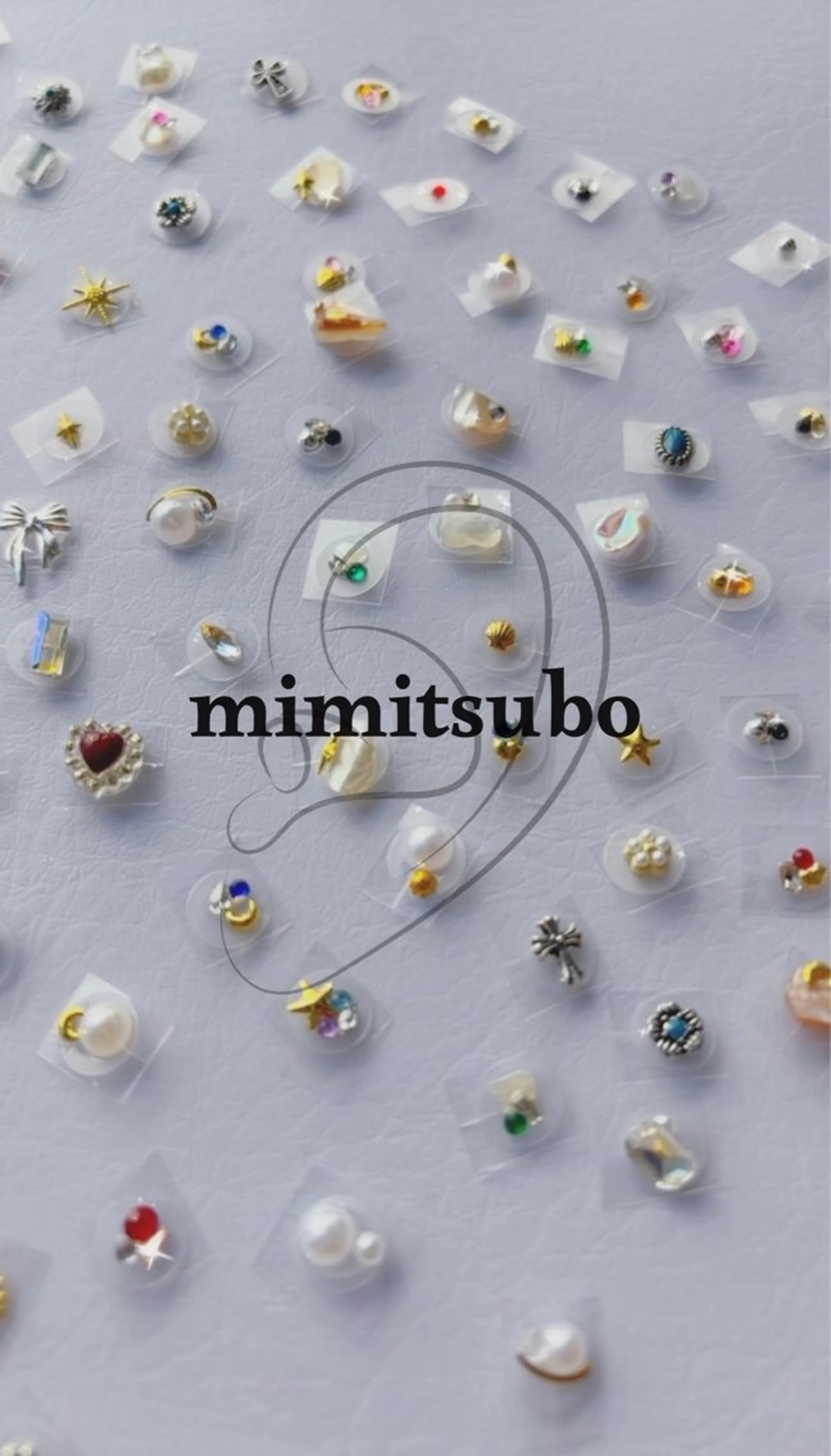 平日限定‼️🌈耳ツボジュエリー➕前髪カット¥4,300🌈体質改善✨カワイイ💕オシャレ💫デトックス💎両方の耳対応の写真