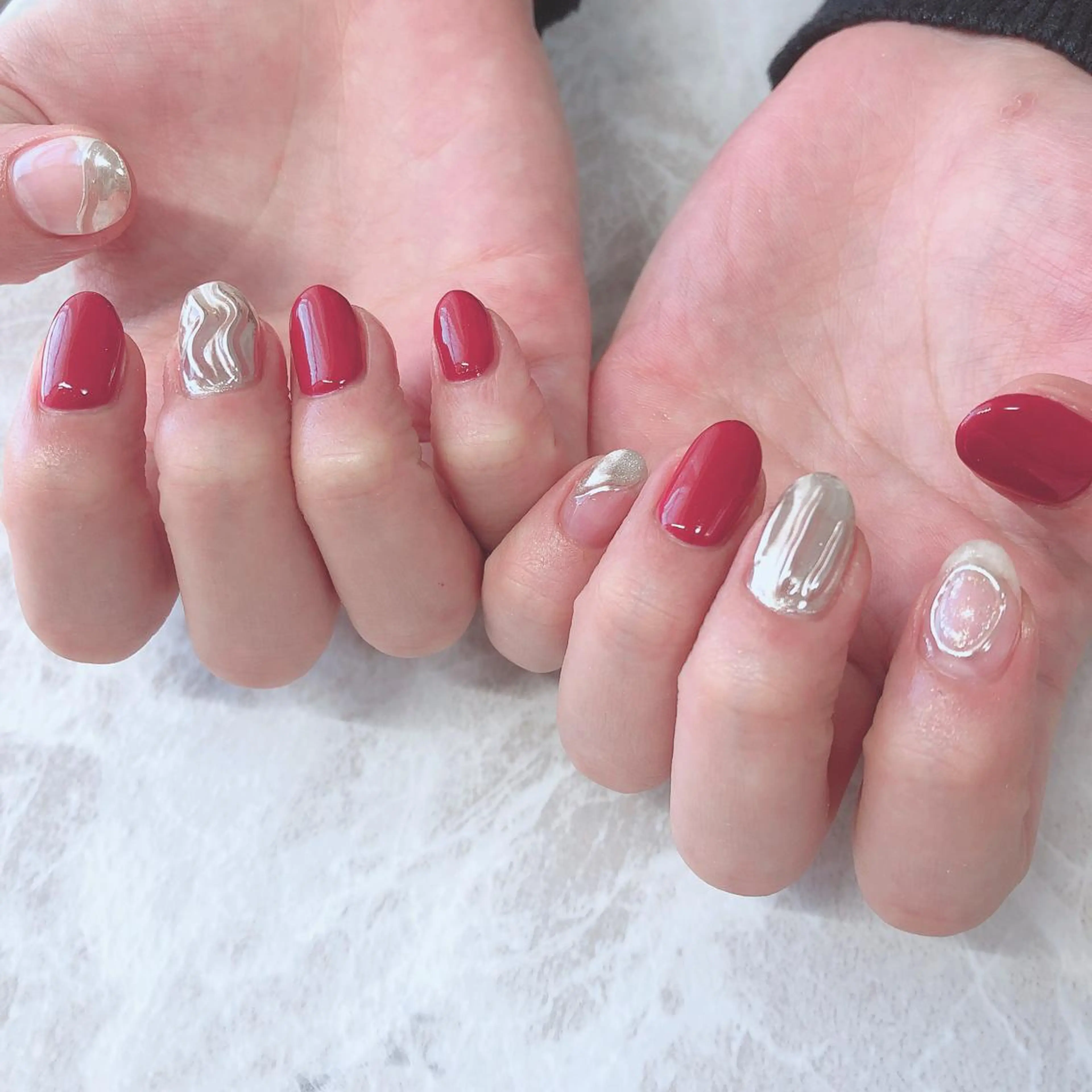 ネイル ハンドネイル 西岡 杏のネイルデザイン