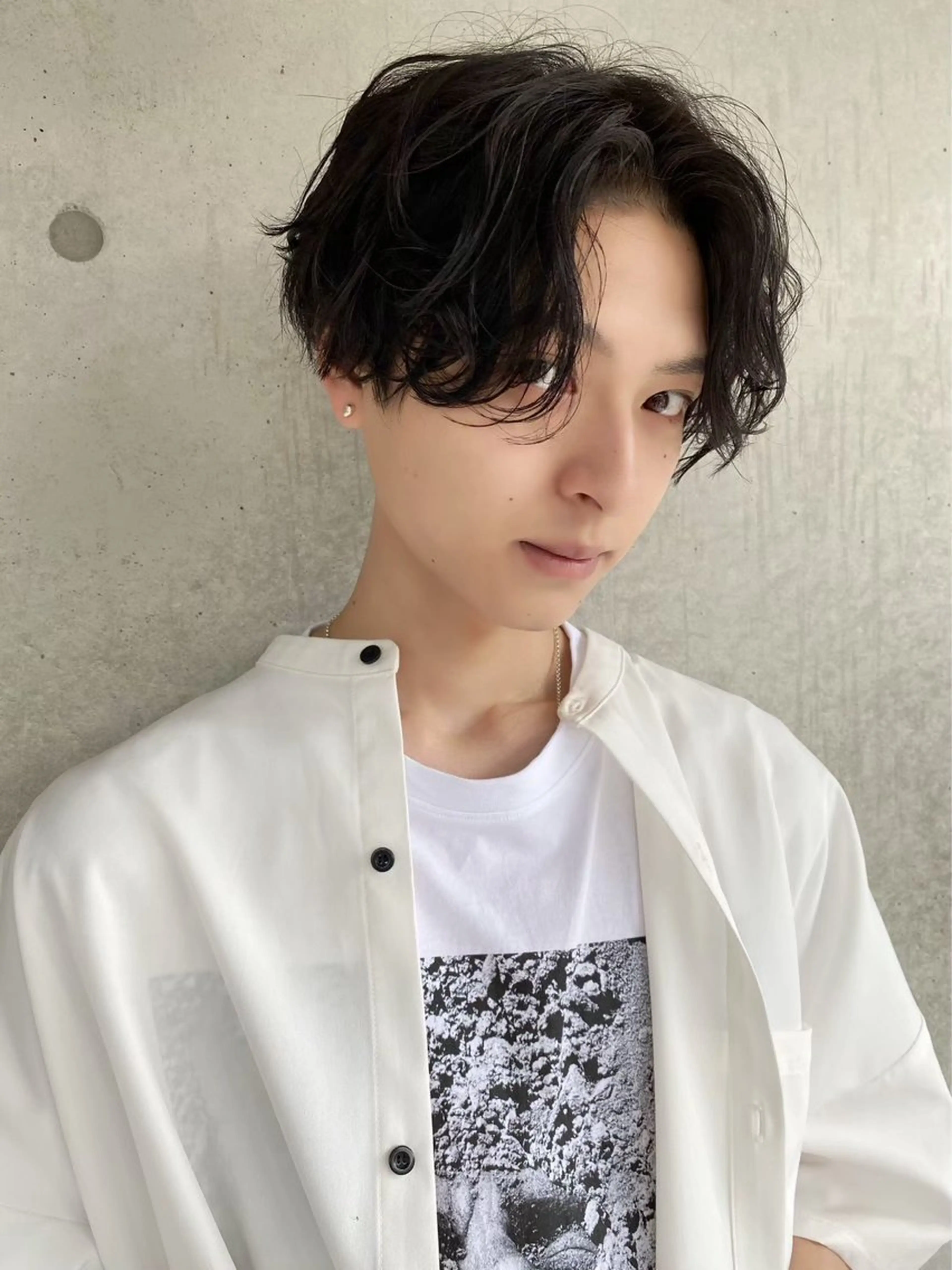 パーマ メンズ カット パーマ ヘアセット 【渋谷メンズ特化】 🔥BLUCK🔥のヘアスタイル