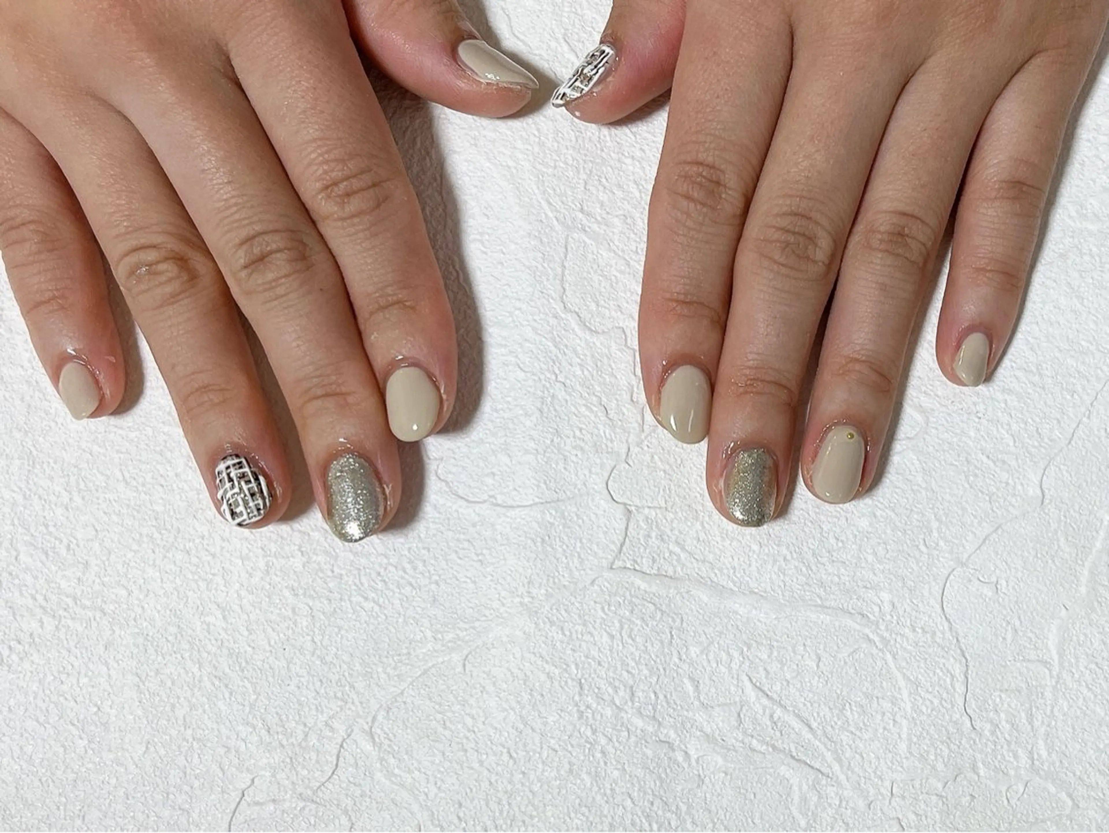 ネイル オーロラネイル フットネイル フレンチネイル ジェルネイル 韓国ネイル ハンドネイル Mogu nail 二子玉川のネイルデザイン