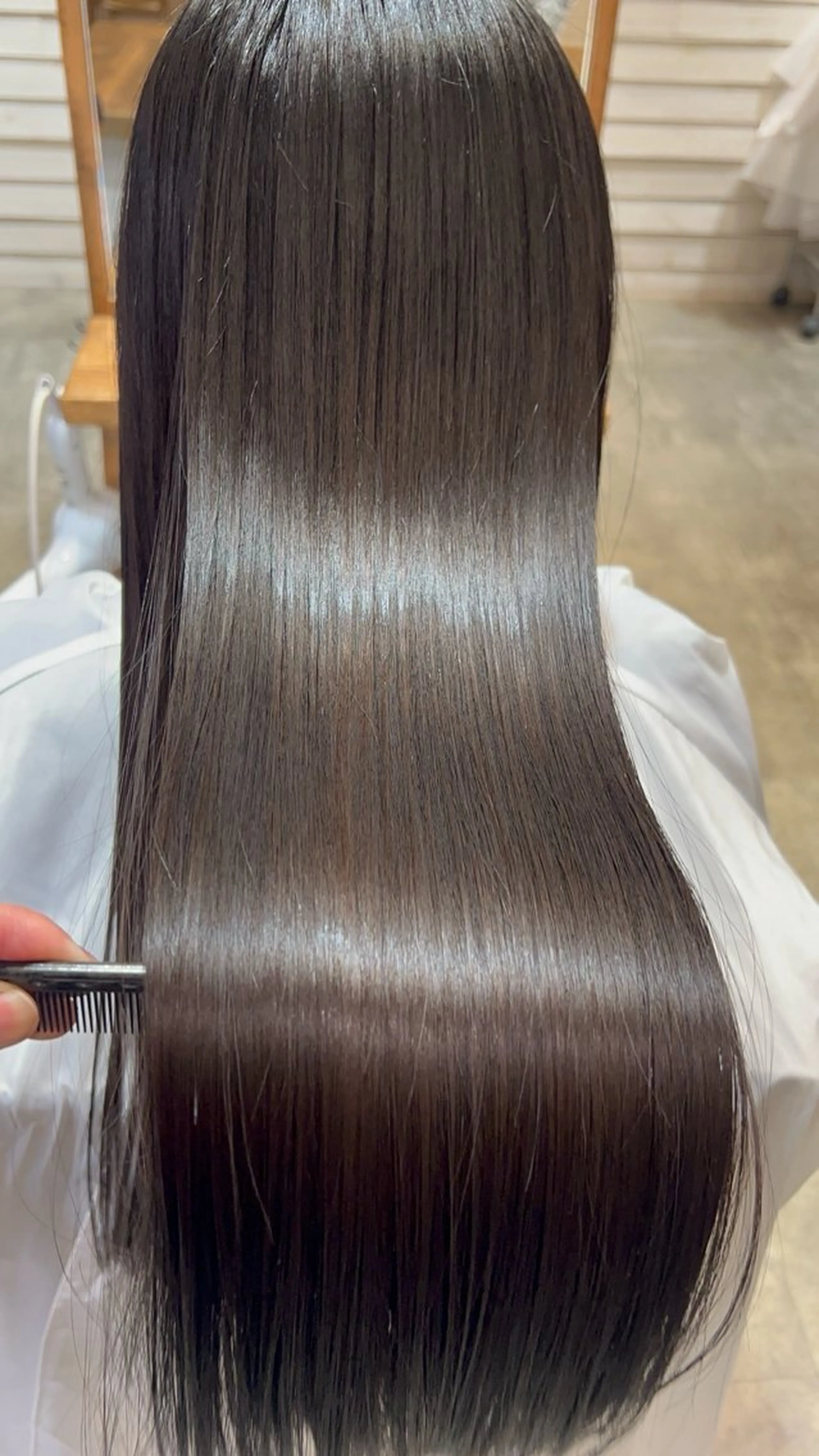 ロング ロング カット ヘアカラー 縮毛矯正 トリートメント Moana by HEADLIGHT 武蔵小杉店 【モアナ バイ ヘッドライト】所属・大森 勝馬のヘアスタイル