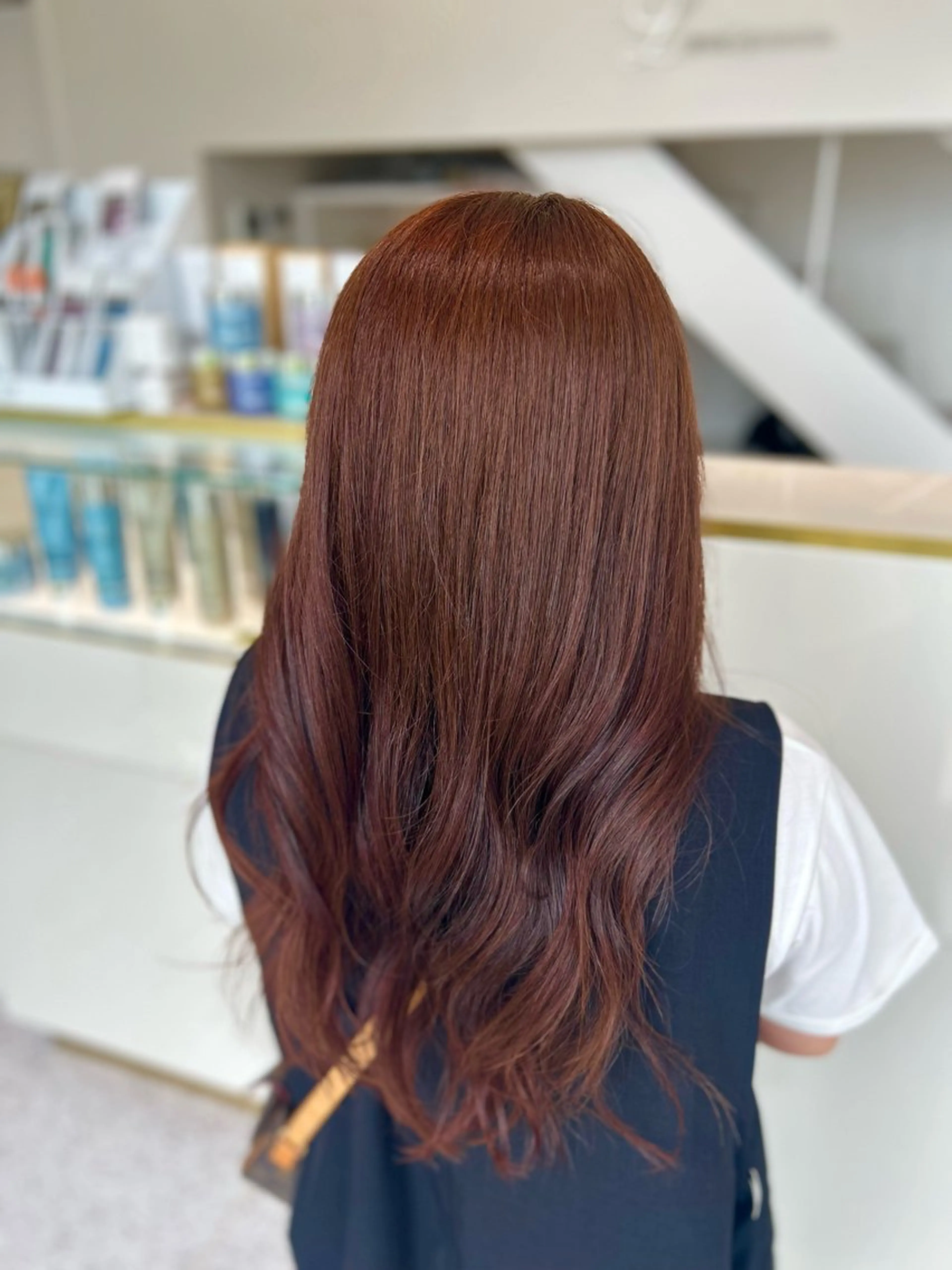 カラー ブリーチ ブリーチなしカラー オレンジ Laviemoon/ Itsukiのヘアスタイル