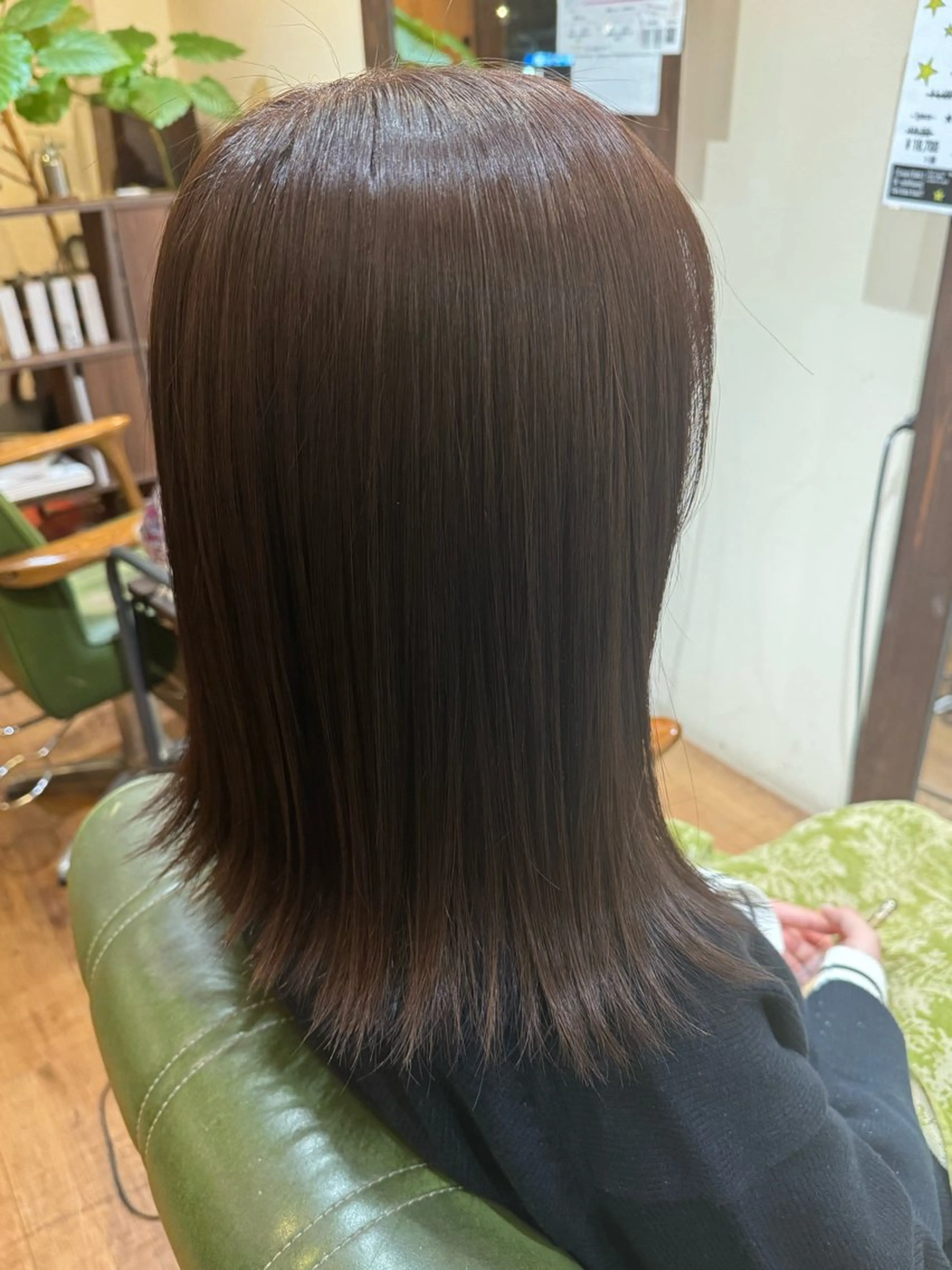 セミロング カラー なぎさ/ﾏﾂﾊﾟ ｽﾄﾚｰﾄ/ｶﾗｰのヘアスタイル