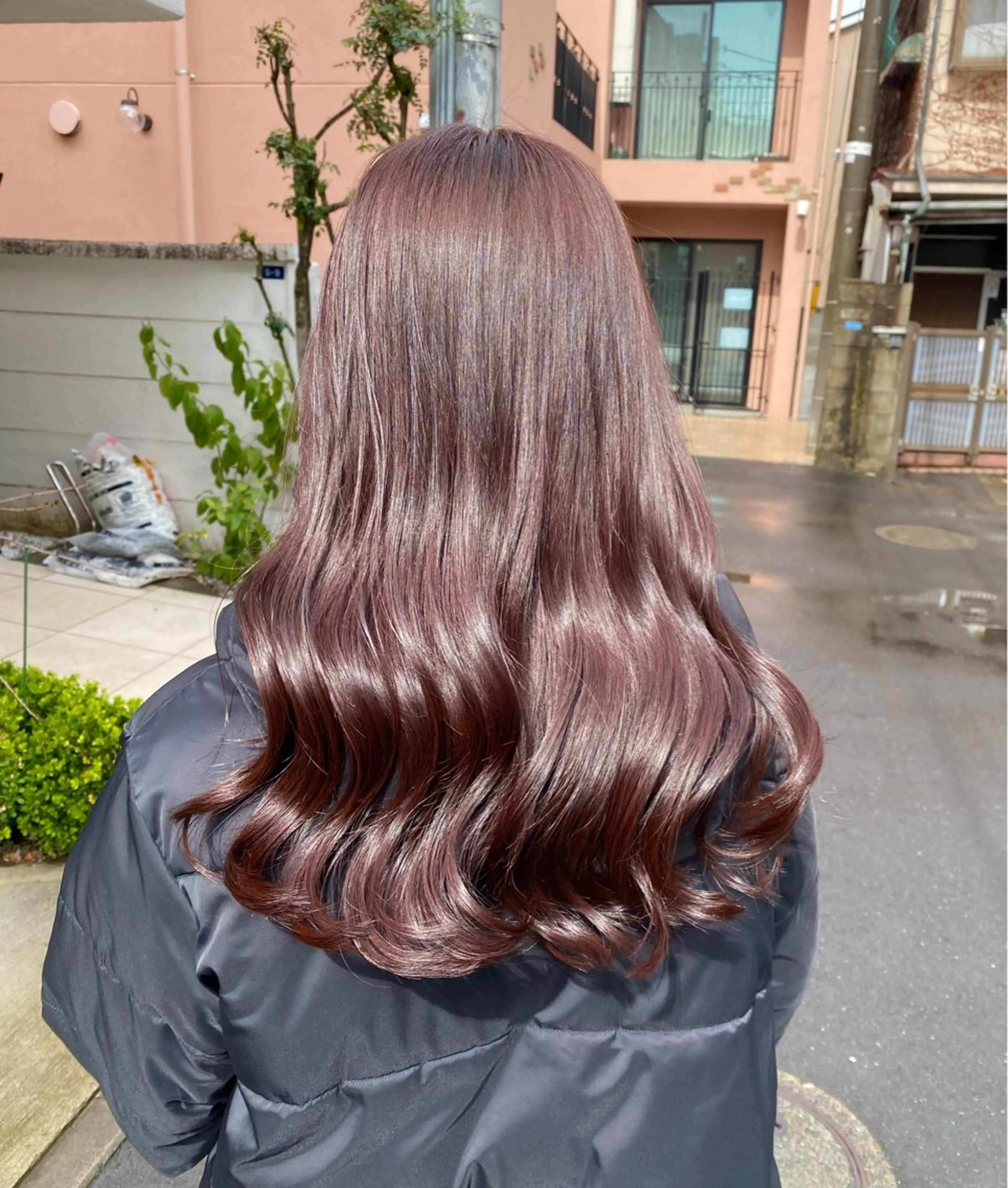 ロング カラー ラベンダーカラー ラベンダーピンク ピンクカラー カット ヘアカラー トリートメント グレージュ/透明感/ 韓国ヘア/RISAのヘアスタイル