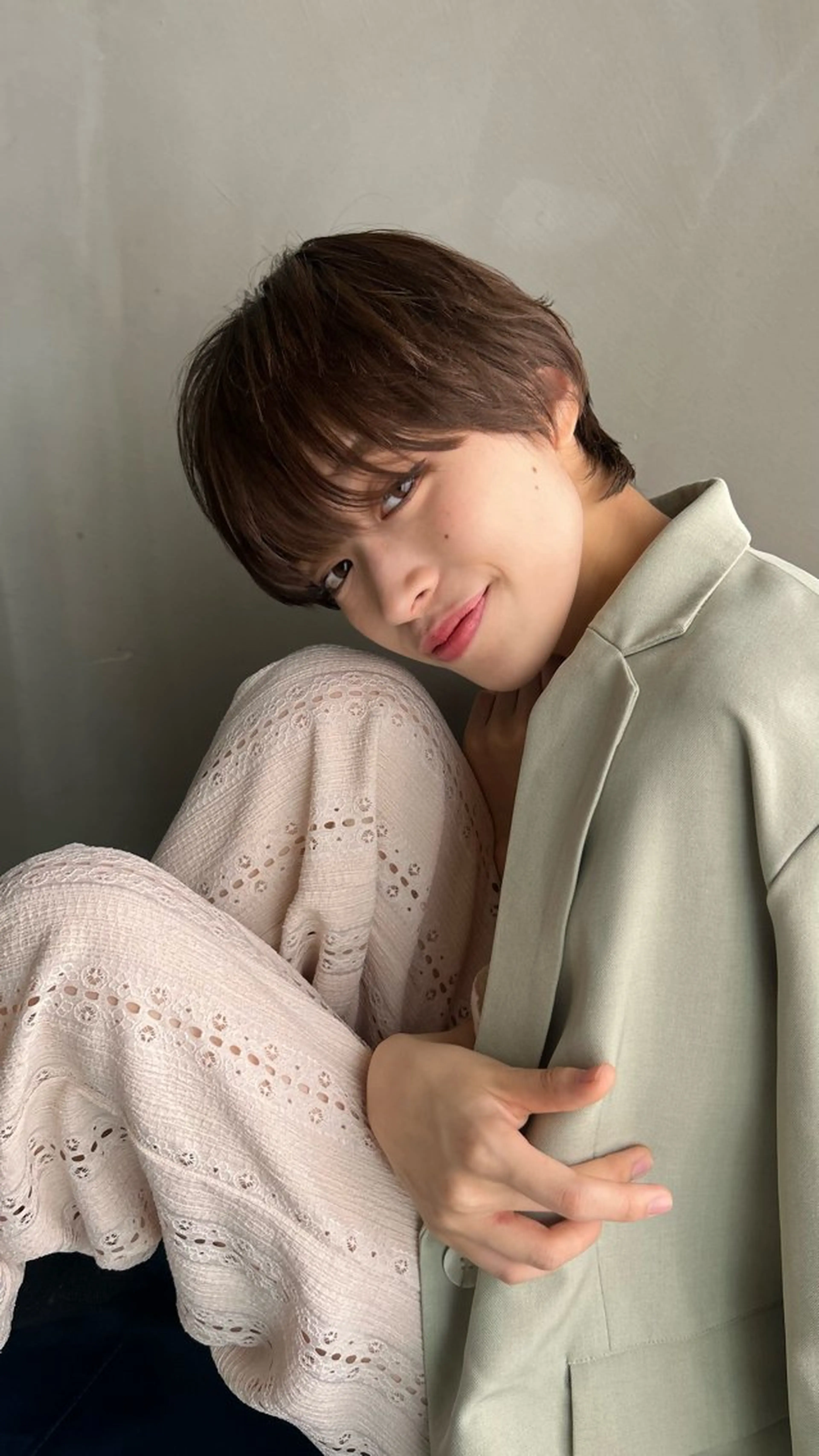 ショート カラー カット ヘアカラー トリートメント ショート/ボブ/ 心斎橋/宮脇美奈のヘアスタイル