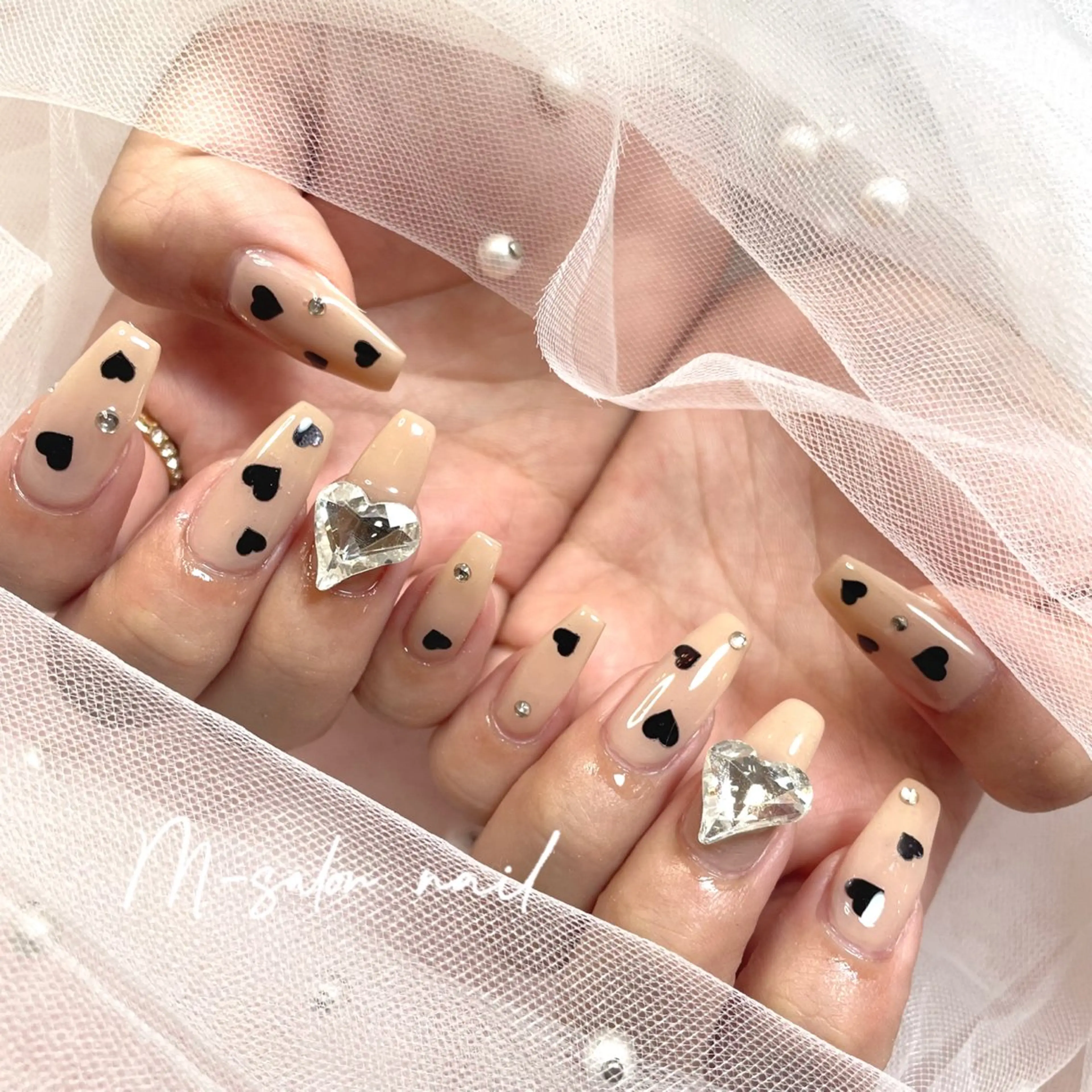 ネイル ハンドネイル 韓国/網紅/パーツ M-salonのネイルデザイン