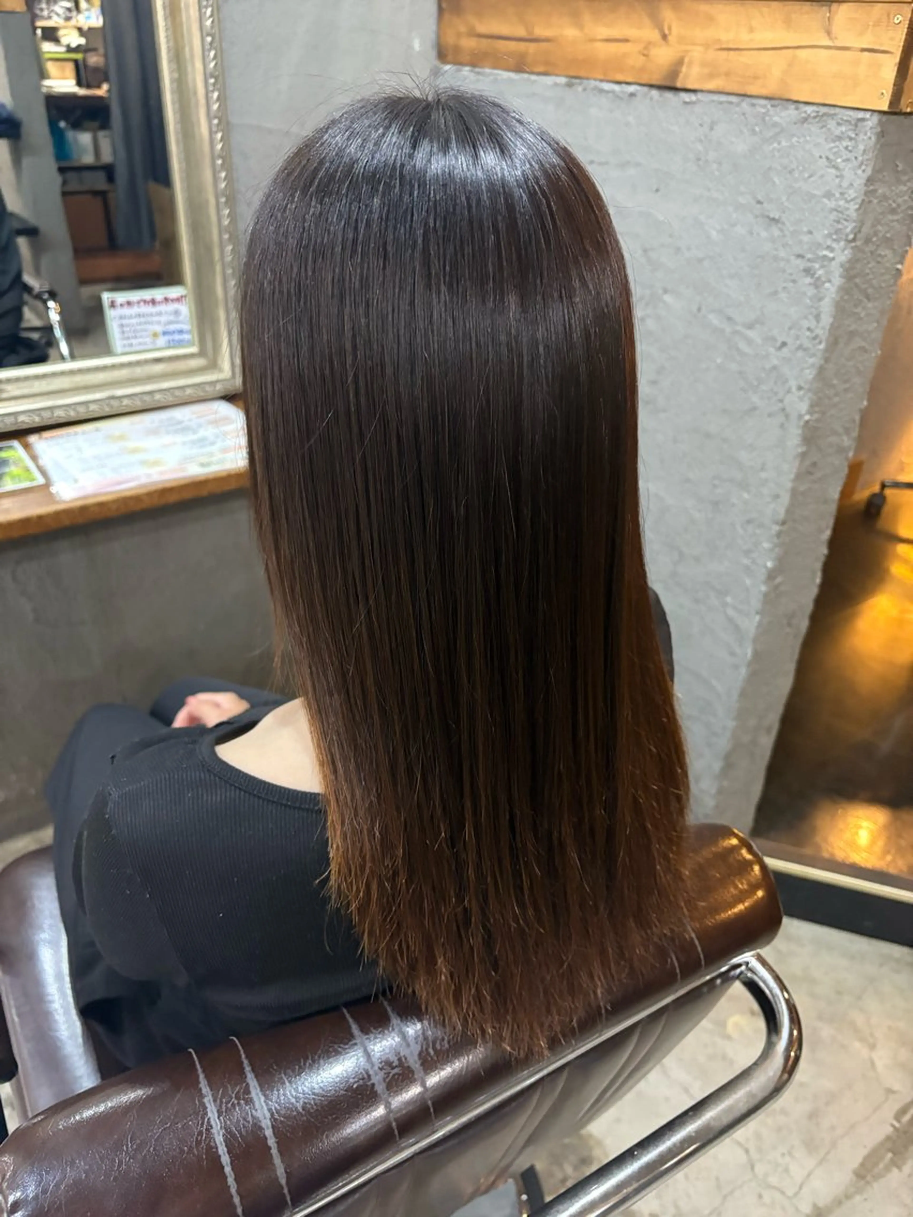 ロング 縮毛矯正 BULL松戸⭐️ 渡邉 春佳のヘアスタイル