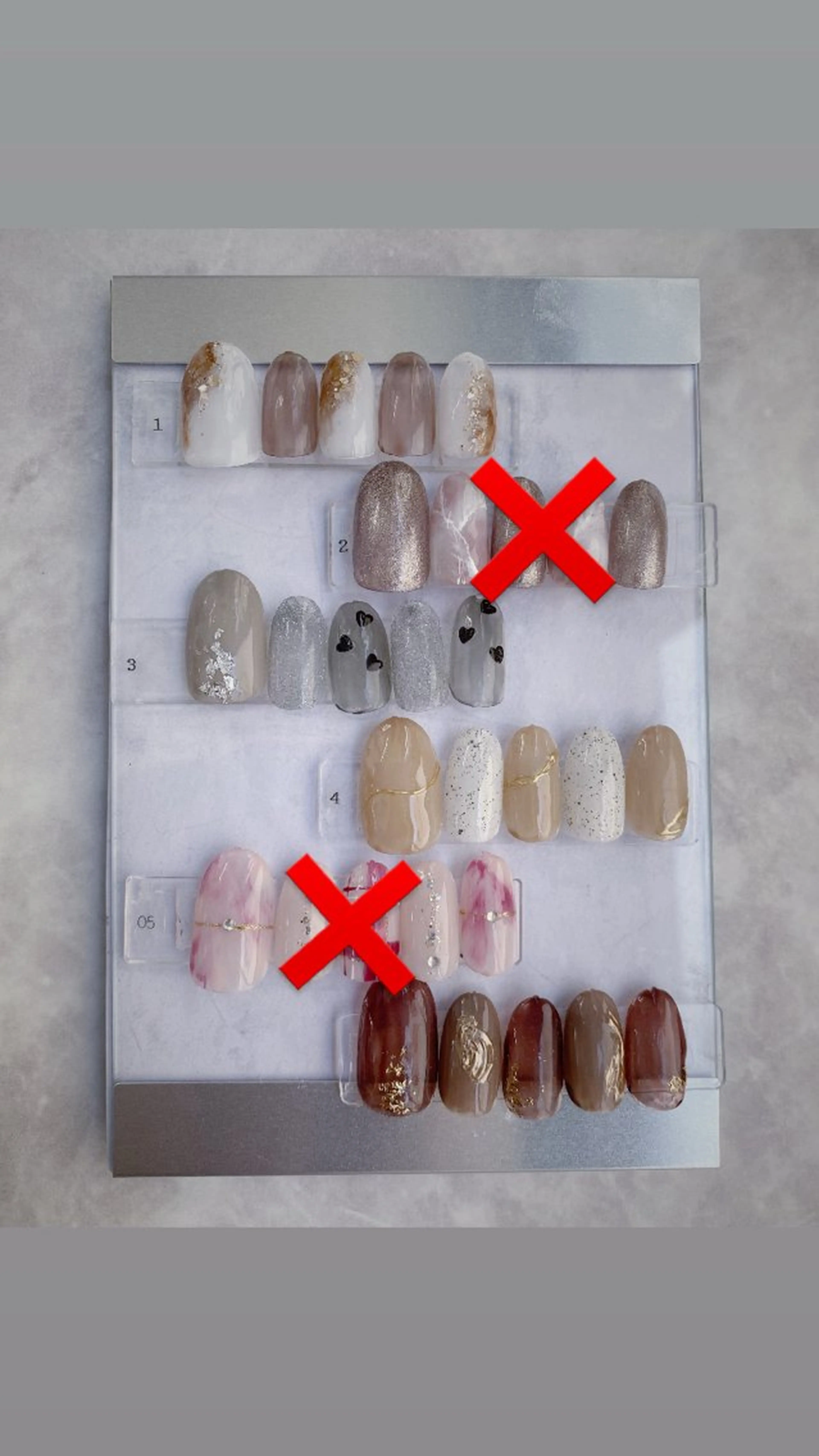 🎀定額ネイルデザイン🎀4種類の中からお好きなデザインを選んでいただきます🩵(デザイン随時変わります)オフ有りのみの写真