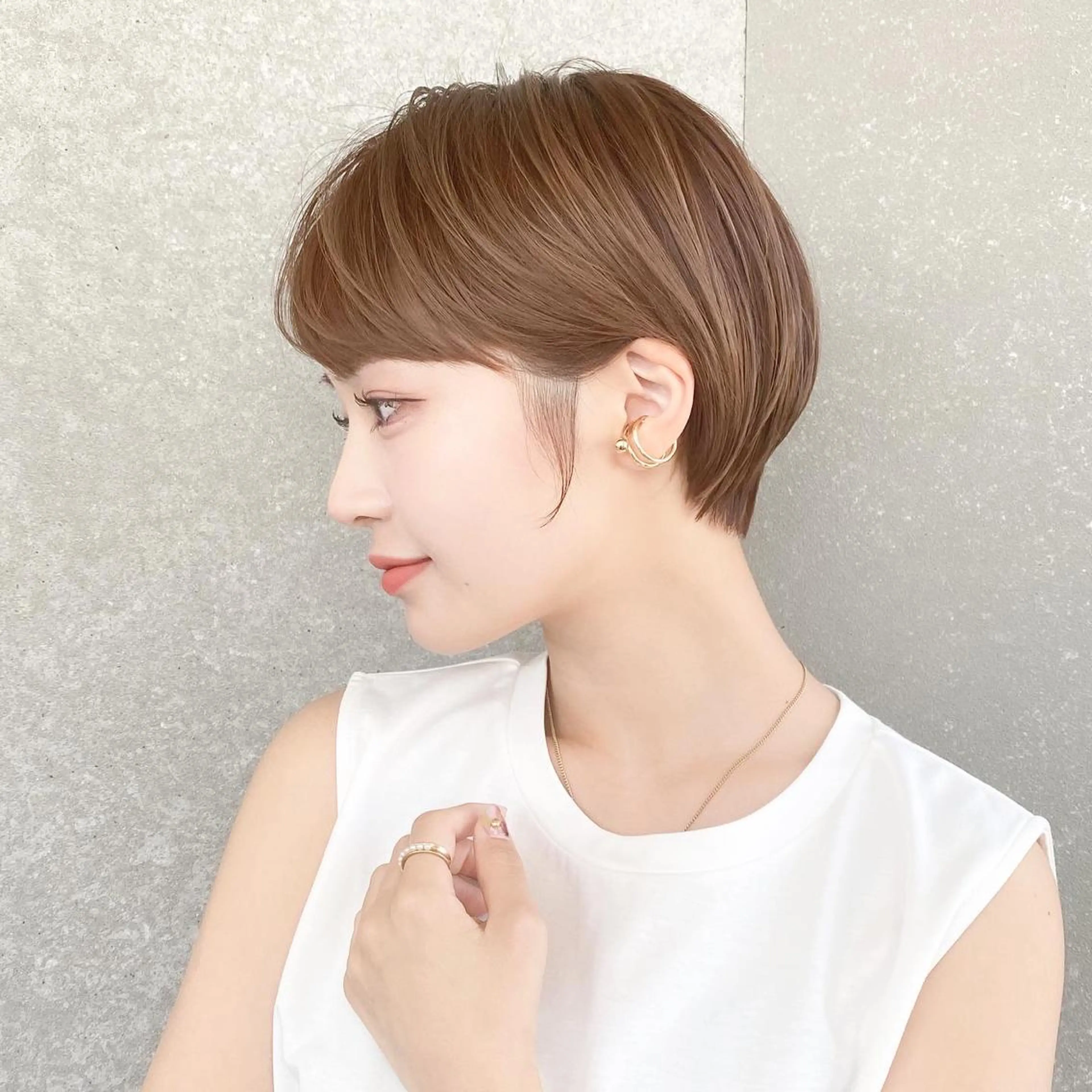 【艶髪プラン✨】髪質改善イノアカラー+カット+スチームトリートメント✨ダメージレスカラー💖オイルカラーで艶髪に✨暖色✨の写真