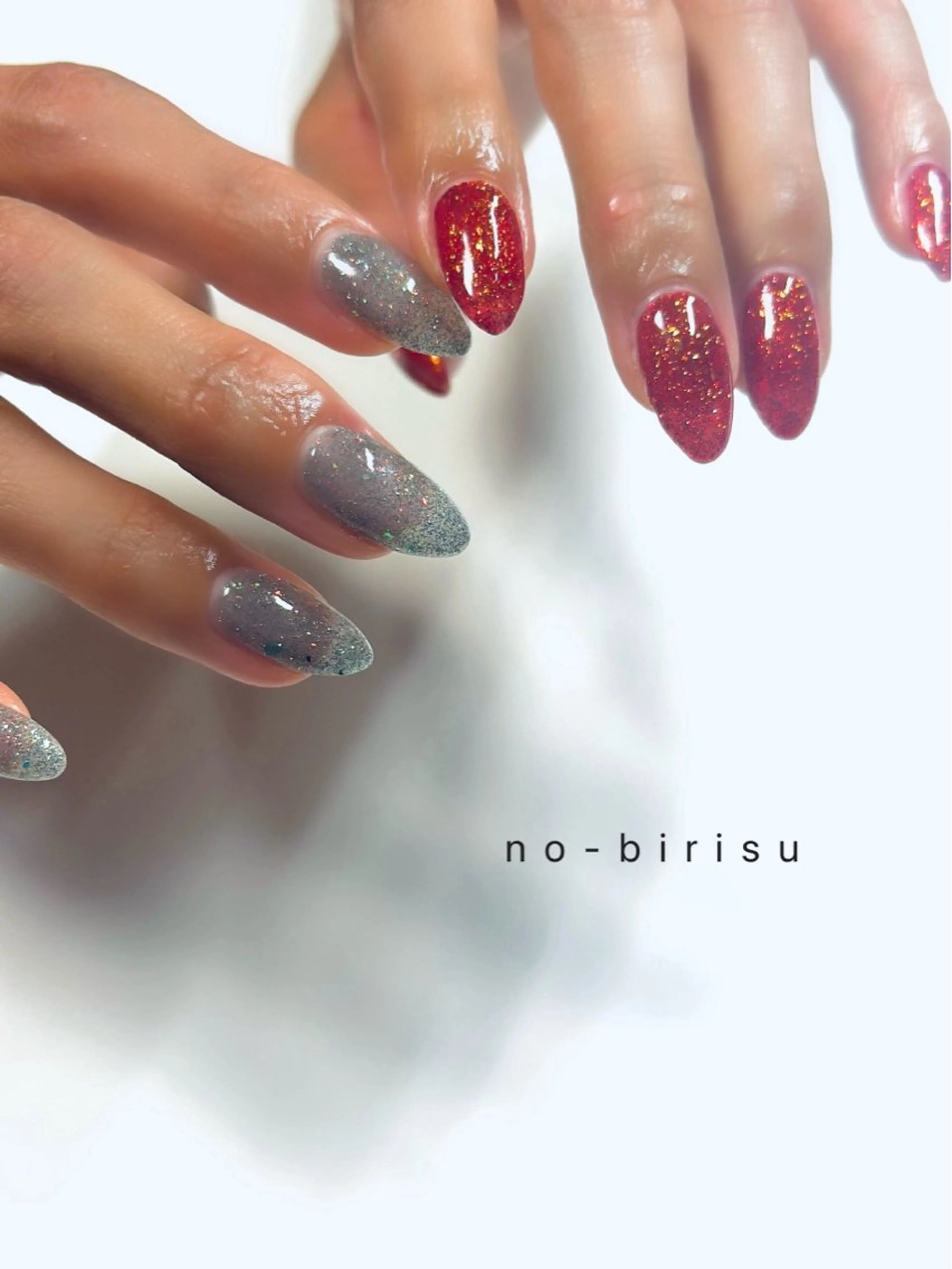 ネイル フラッシュネイル ハンドネイル no-birisu nailのネイルデザイン