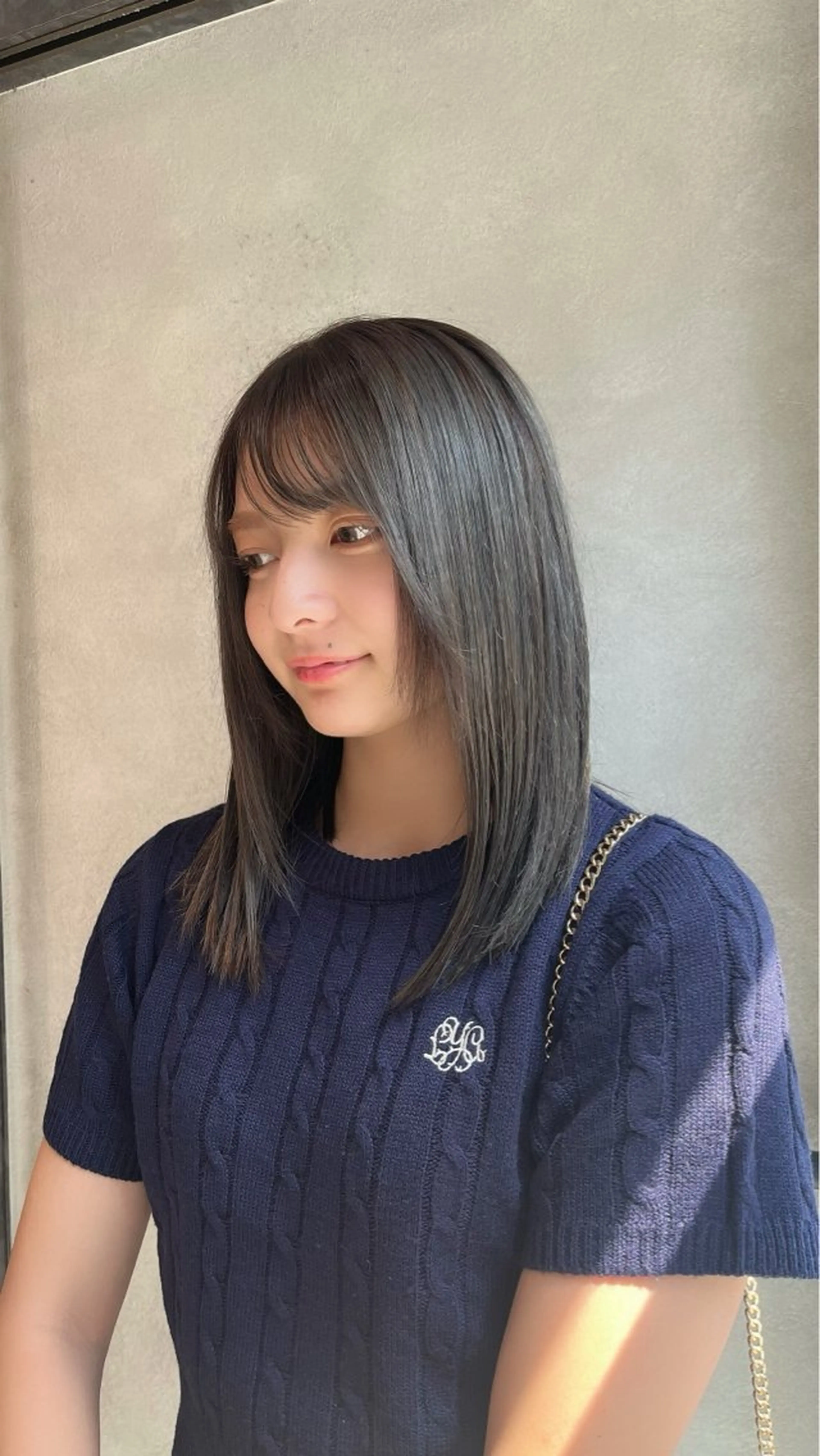 セミロング カラー 新宿/アシスタント AiNAのヘアスタイル