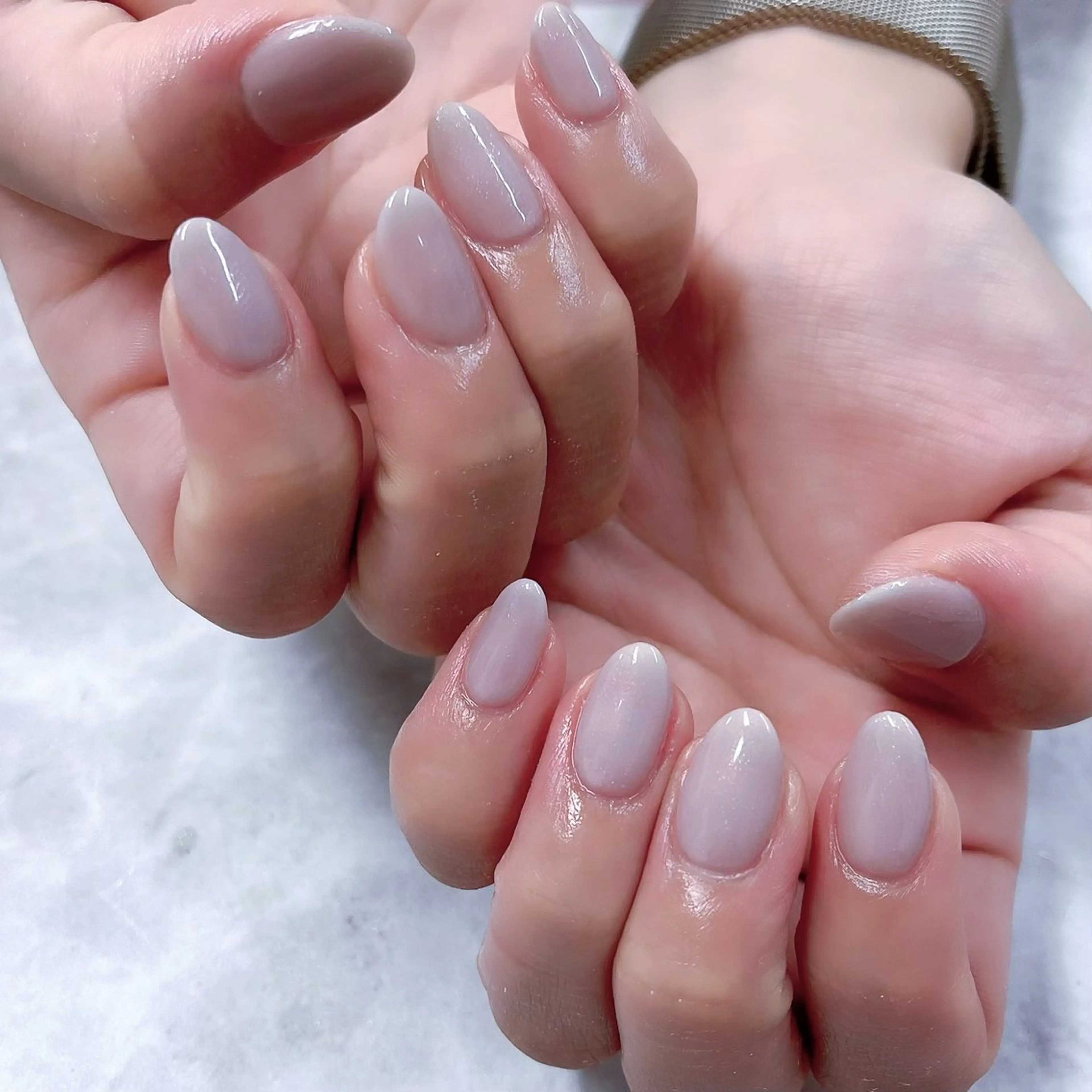 【ハンド・技術チェックモデル】〈オフあり〉ワンカラーorラメグラデーション💅✨の写真