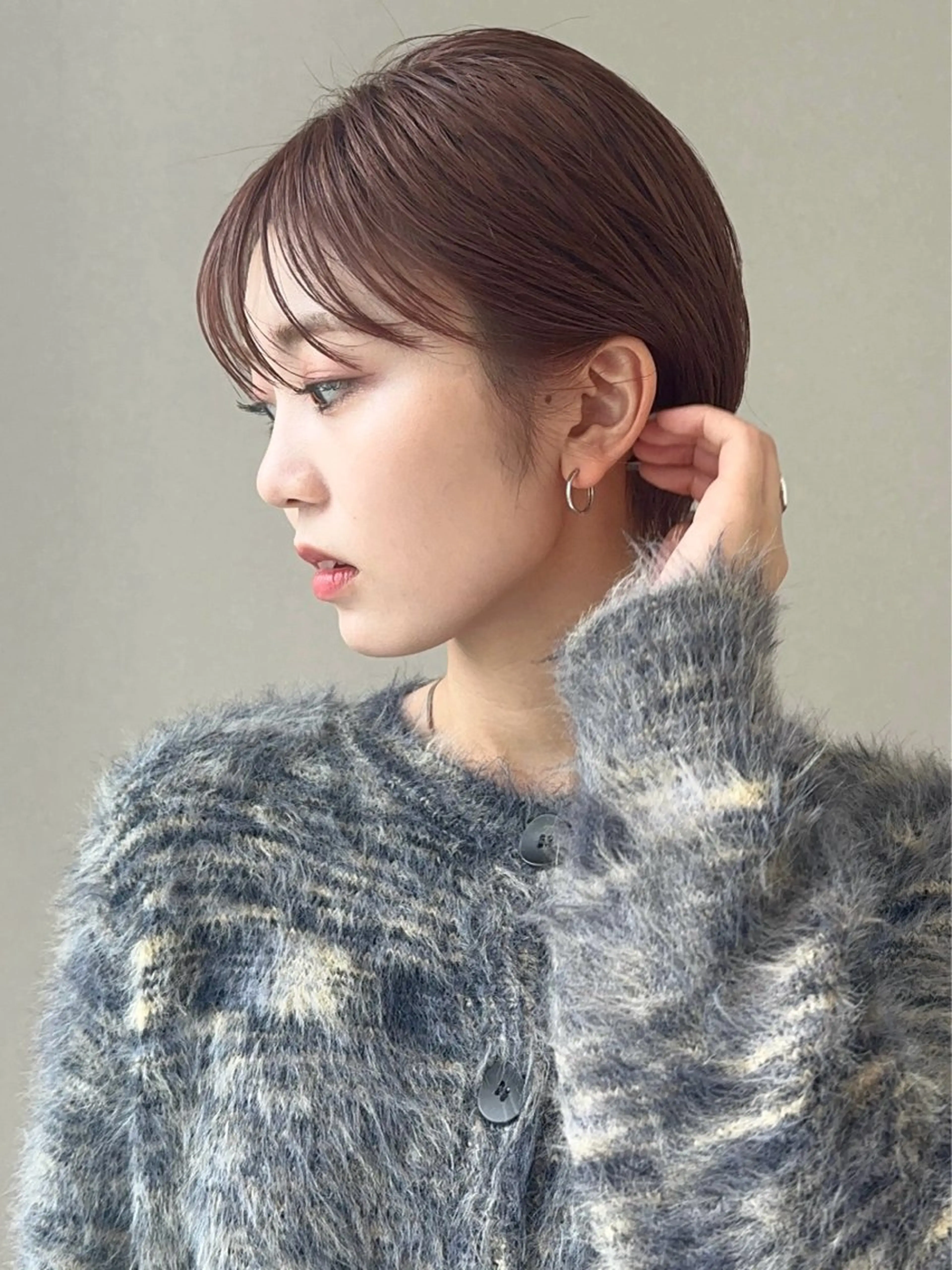 ショート カラー 👑ショート/ボブ /銀座/ニシオカ👑のヘアスタイル