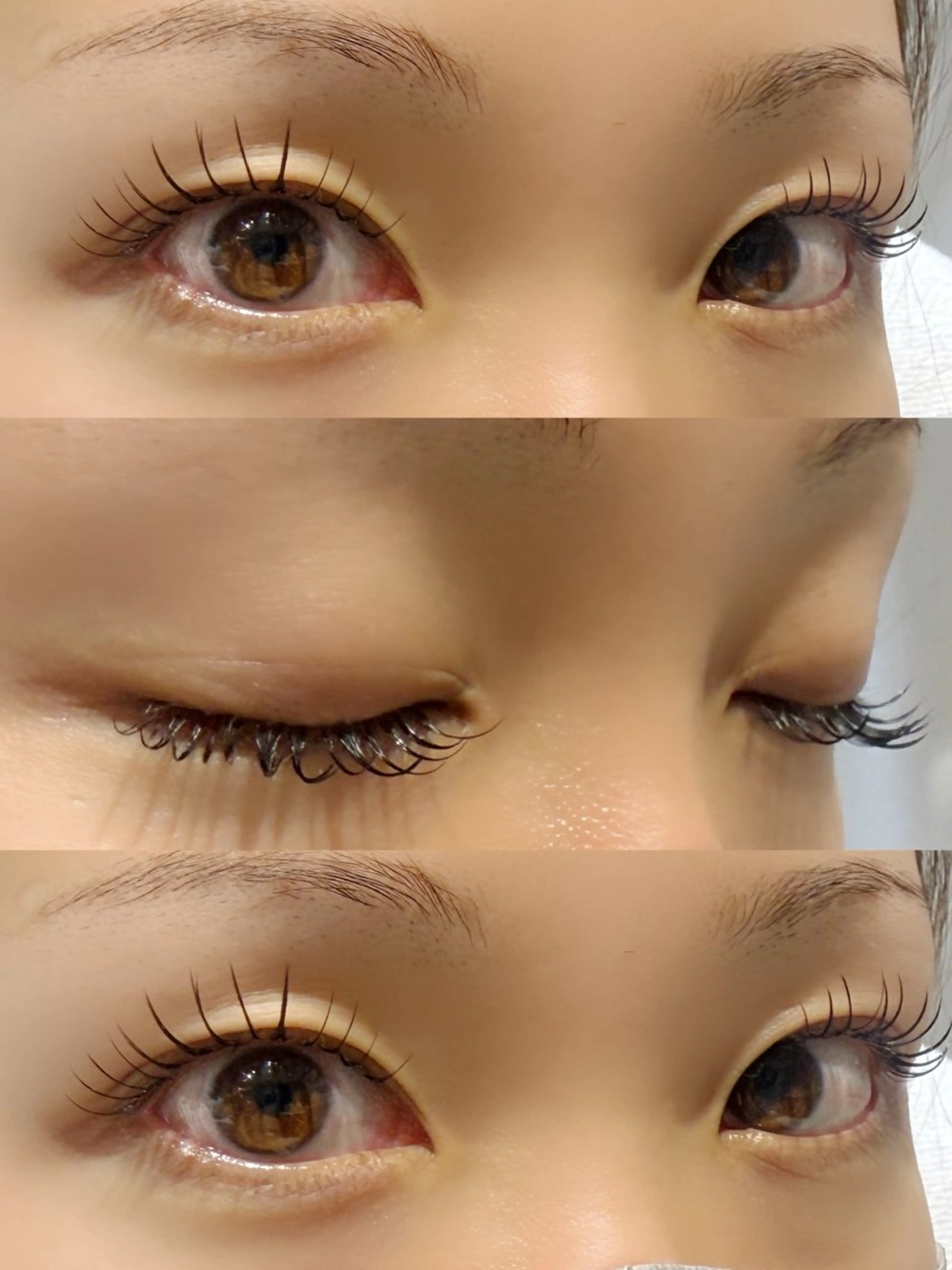 マツエク・マツパ フラットラッシュ 一重×まつ毛パーマ マツエク eyelist萩元 /店長🍒のマツエク・マツパデザイン