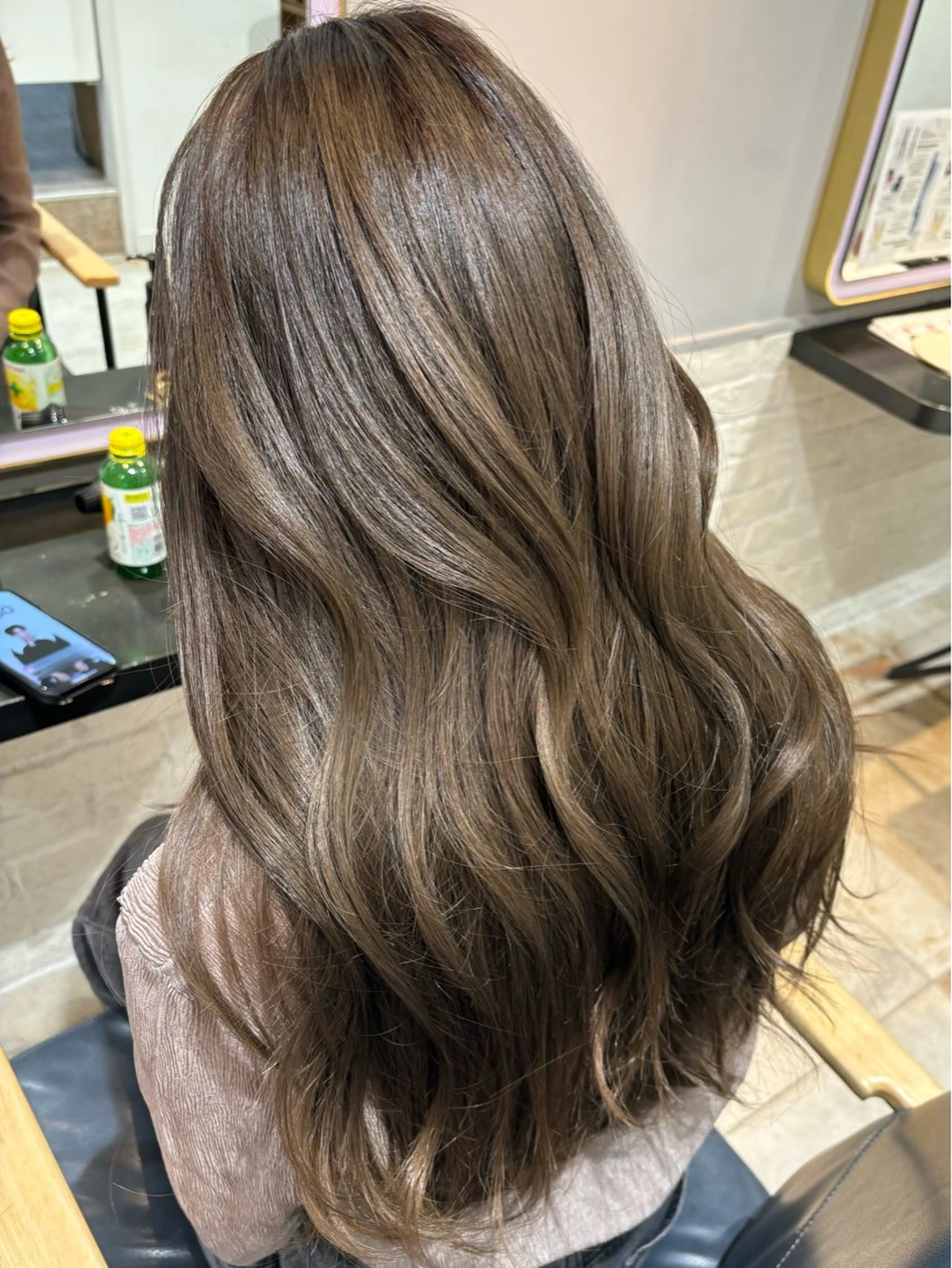 お出かけ前に♪オージュア4stepトリートメント【コテ巻き仕上げ】の写真