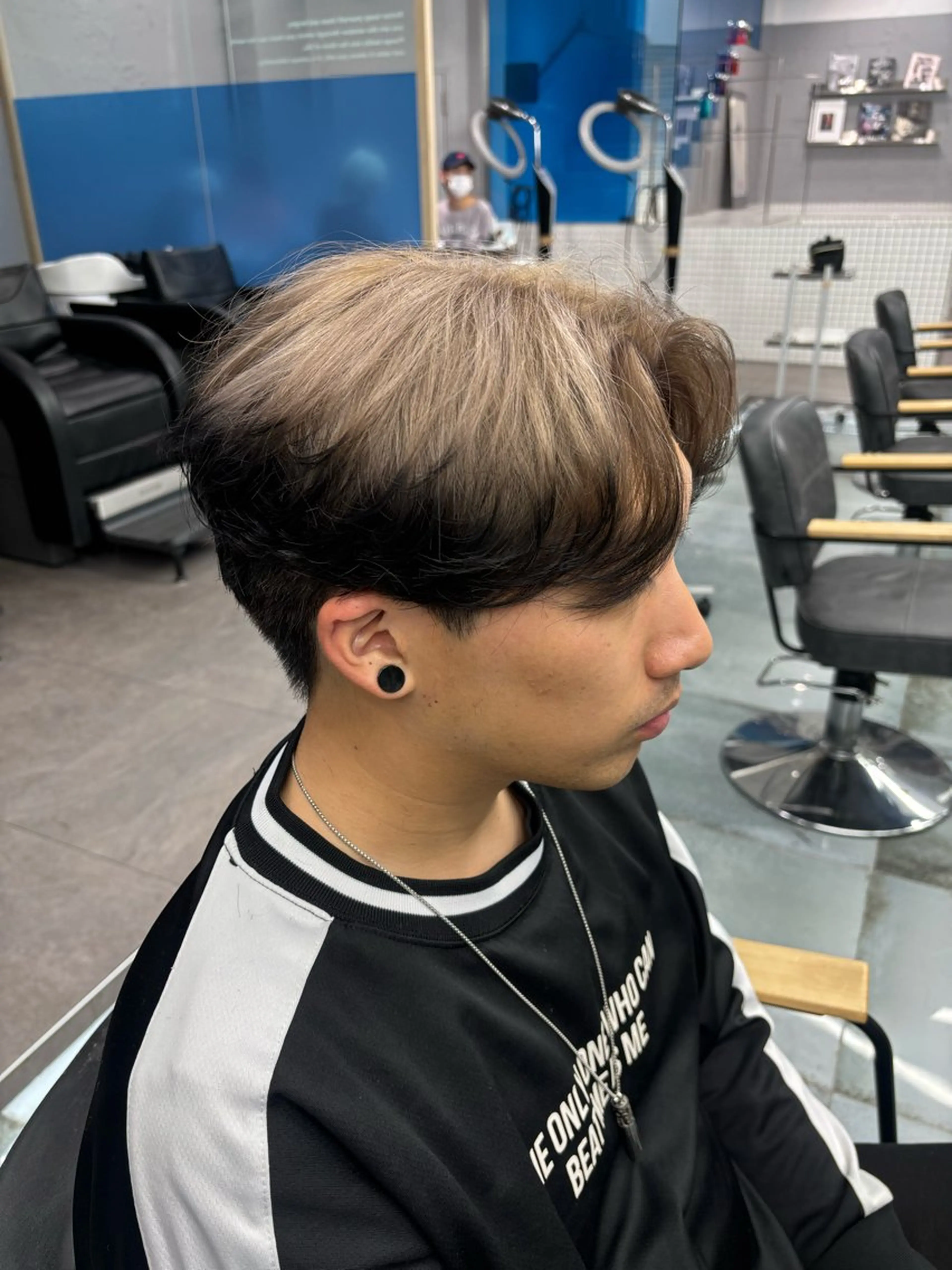 ショート カラー メンズ メンズパーマ/韓国 ヘア/Mino🤍のヘアスタイル