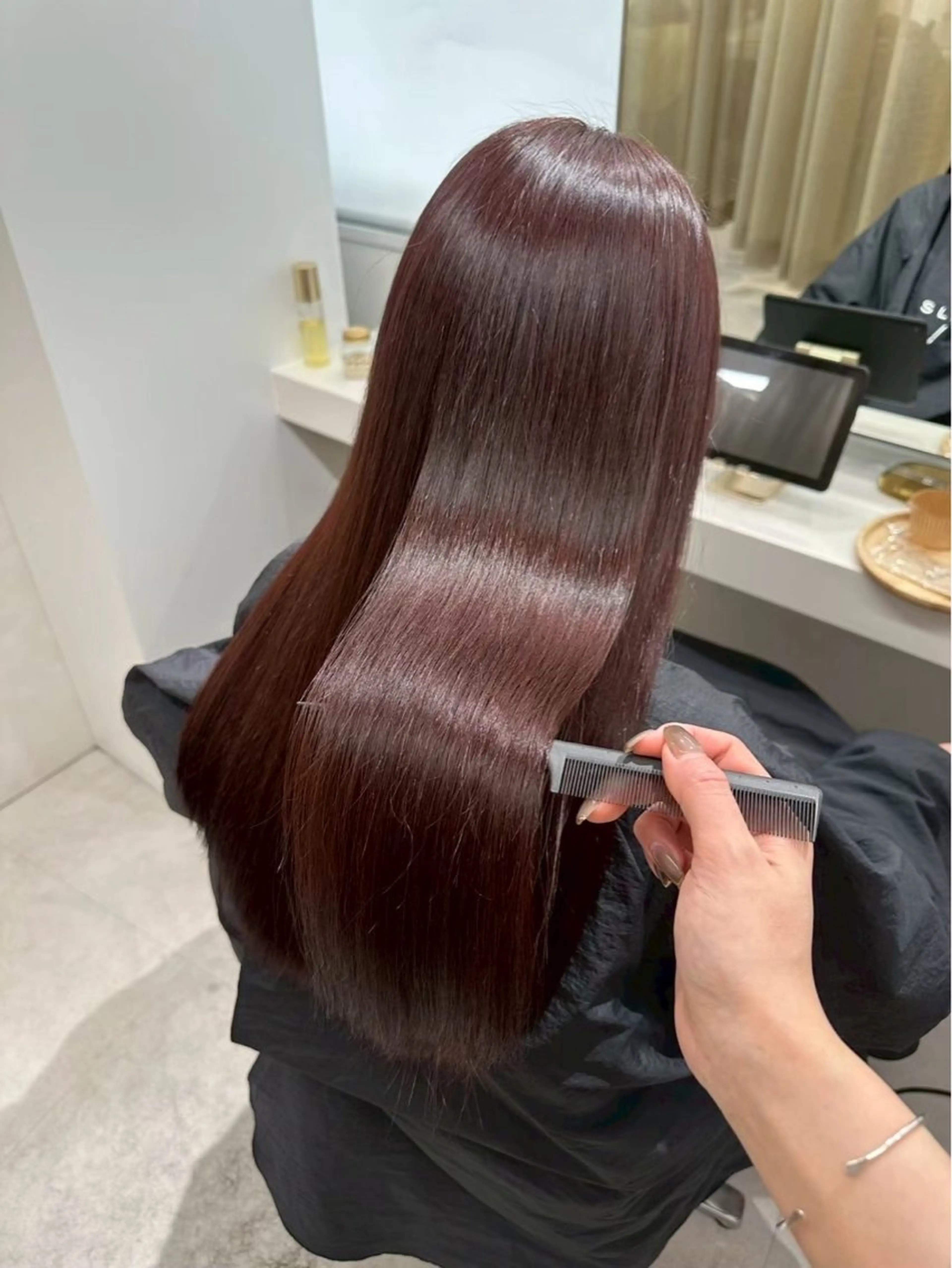 ロング SLASHスラッシュ 古閑ななのヘアスタイル