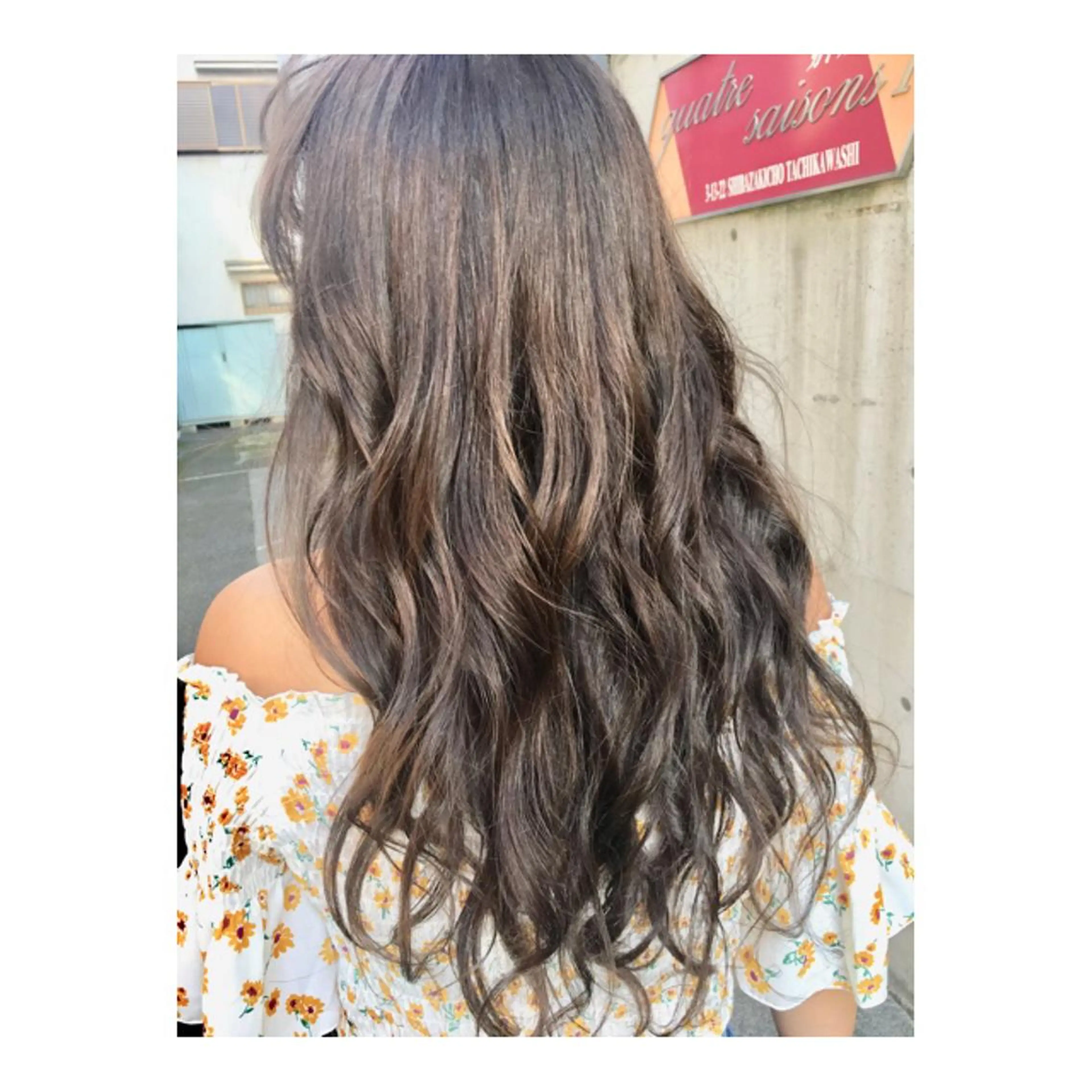 ロング カラー ヘアカラー トリートメント 🦋NAKAMURA 🦋のヘアスタイル