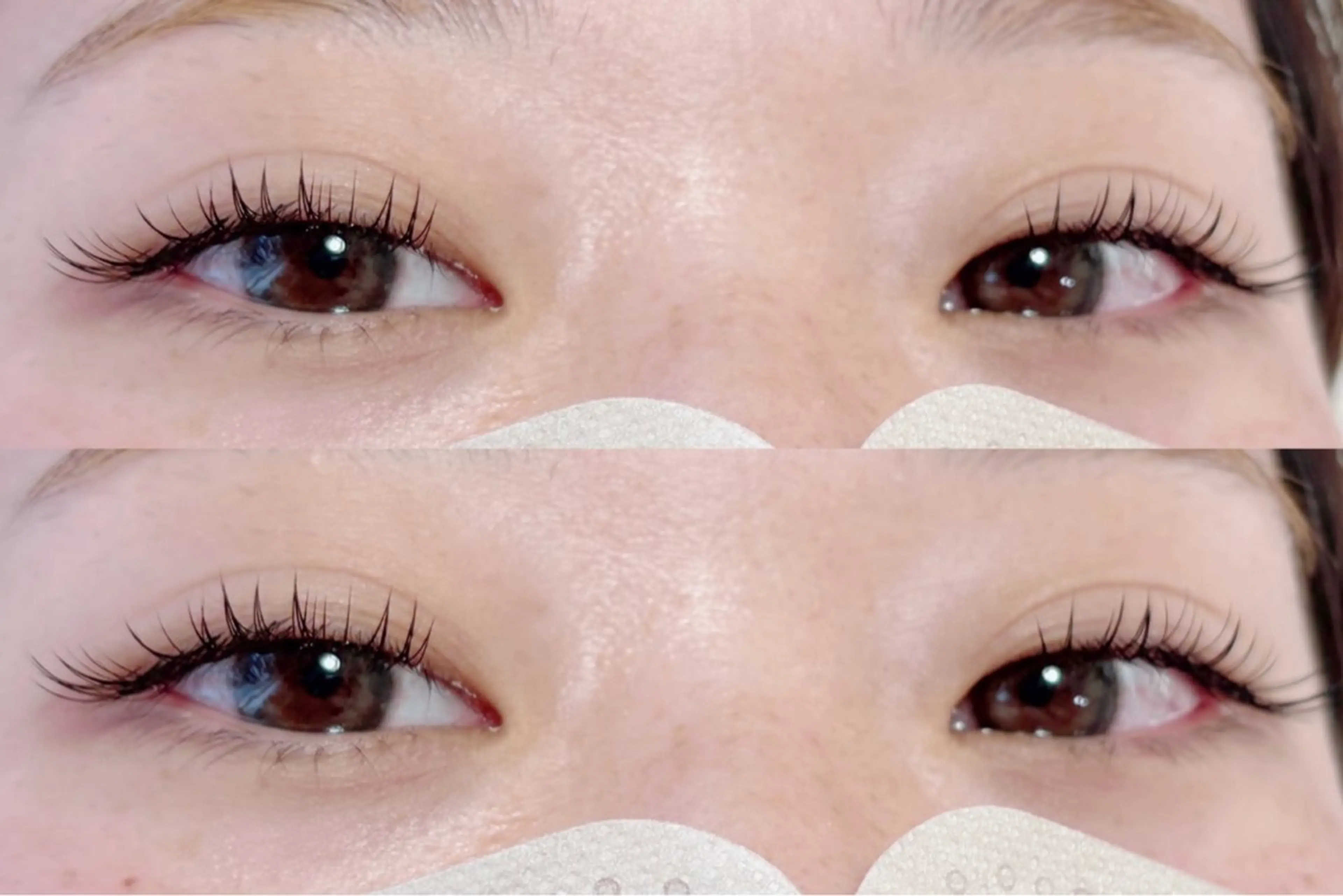 マツエク・マツパ 束感まつ毛 フラットラッシュ ナチュラル まつげパーマ 一重×まつ毛パーマ Be  nail healthy （ビーネイルヘルシー）所属・terajima yukiのマツエク・マツパデザイン