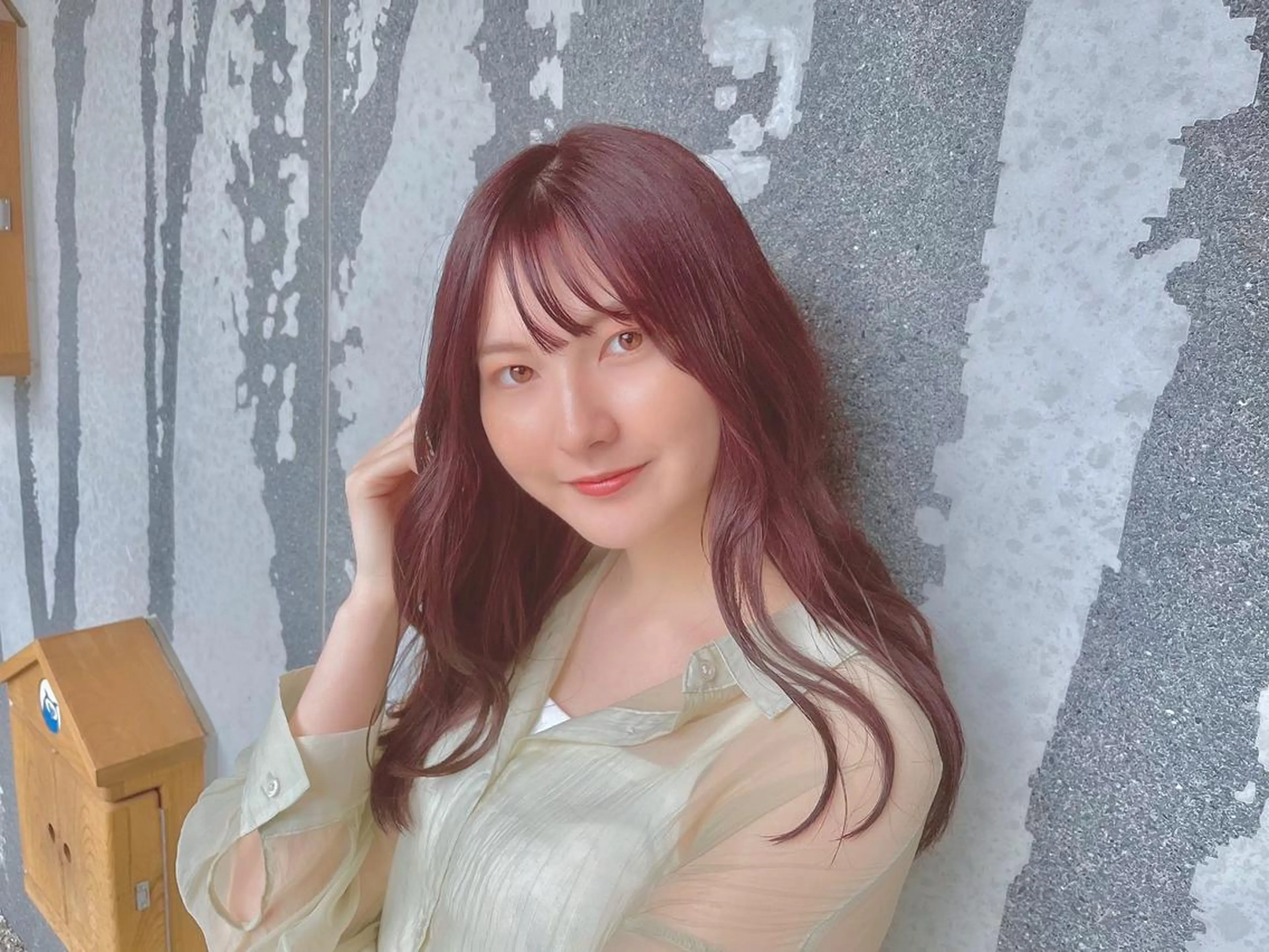 セミロング カット ヘアカラー トリートメント 公式 Ease by amble luxeのヘアスタイル