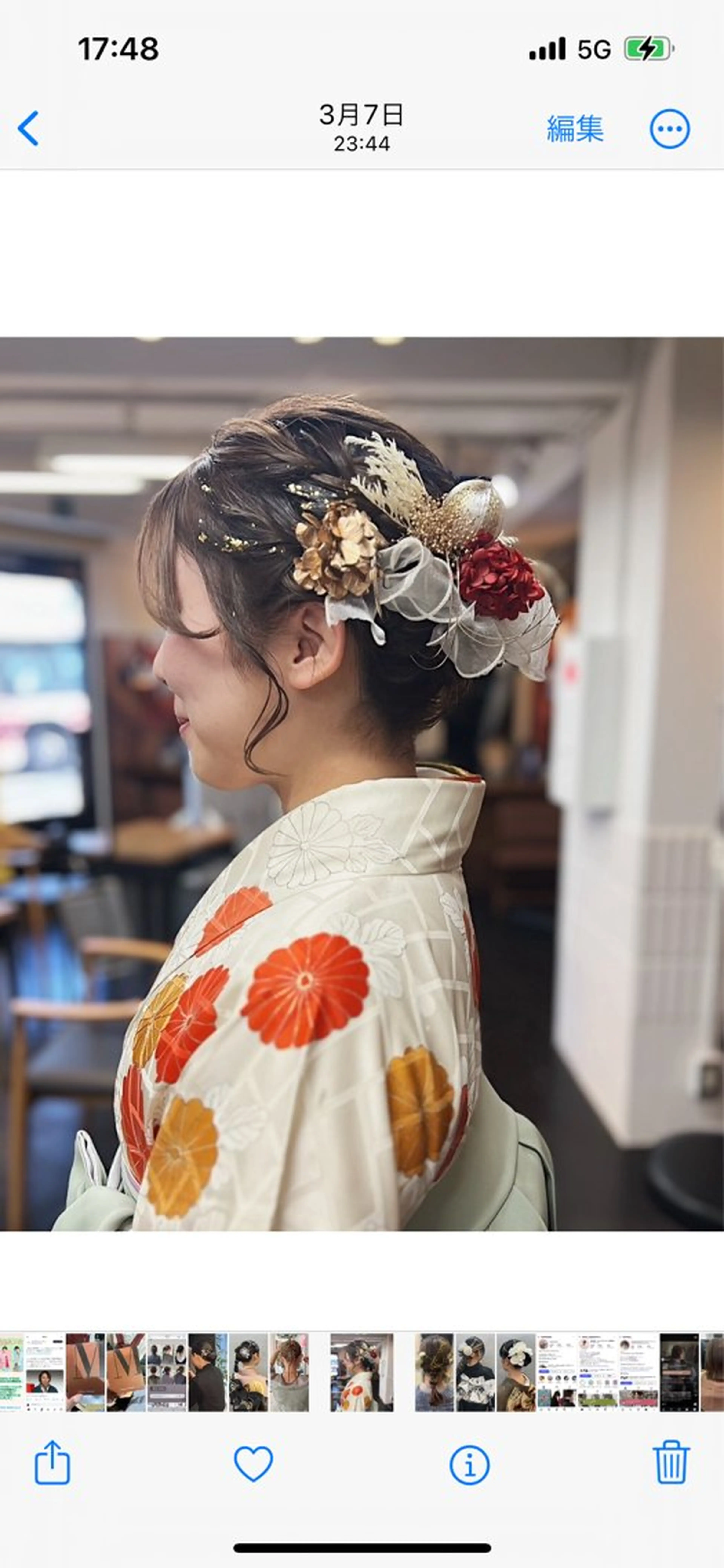 ミディアム ヘアセット MaNO chamoのヘアスタイル