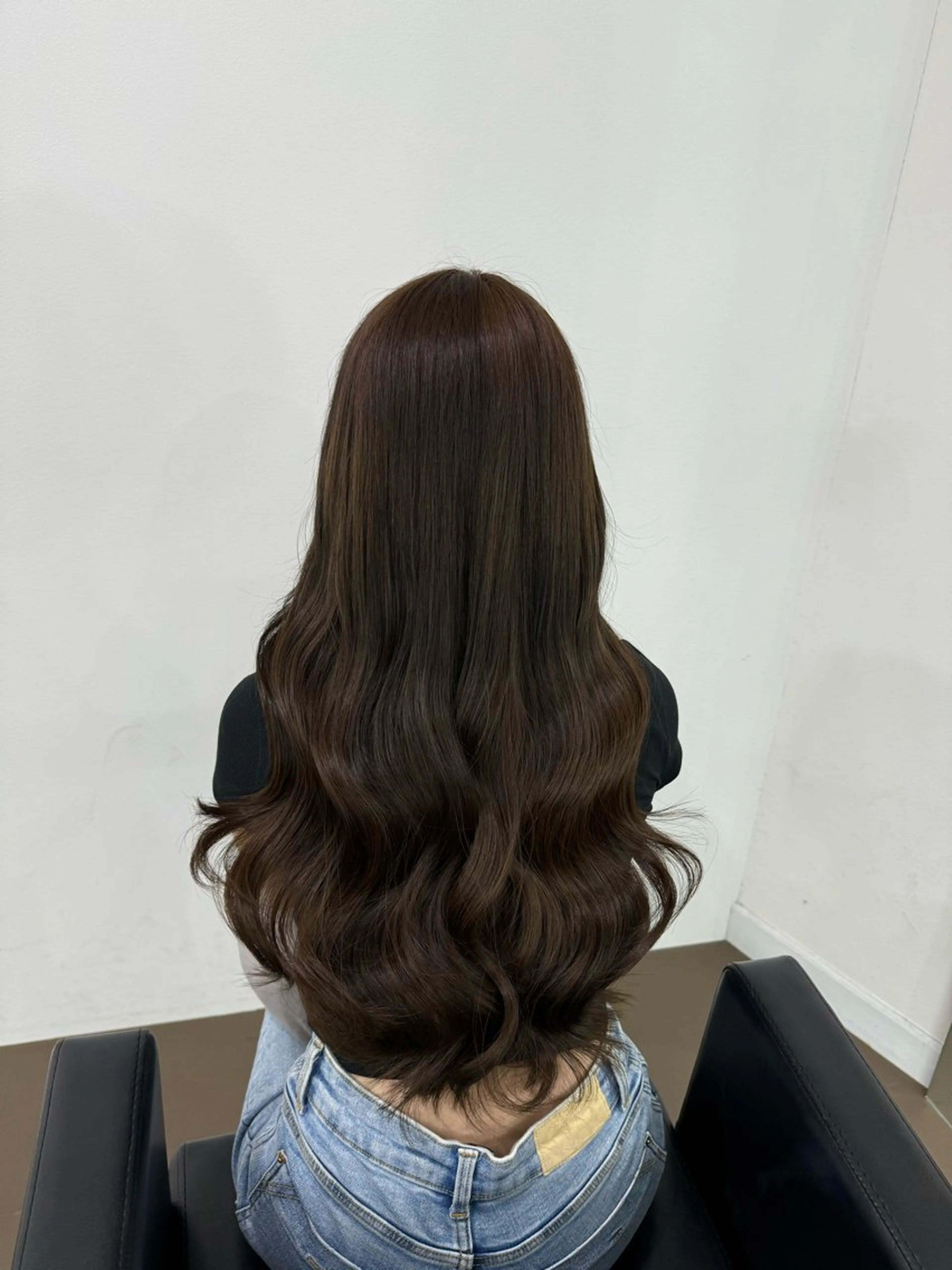 ロング ボブ くびれヘア 髪質改善 韓国風ヘア レイヤーカット 【ioe岡本】🐶 向井歩のヘアスタイル